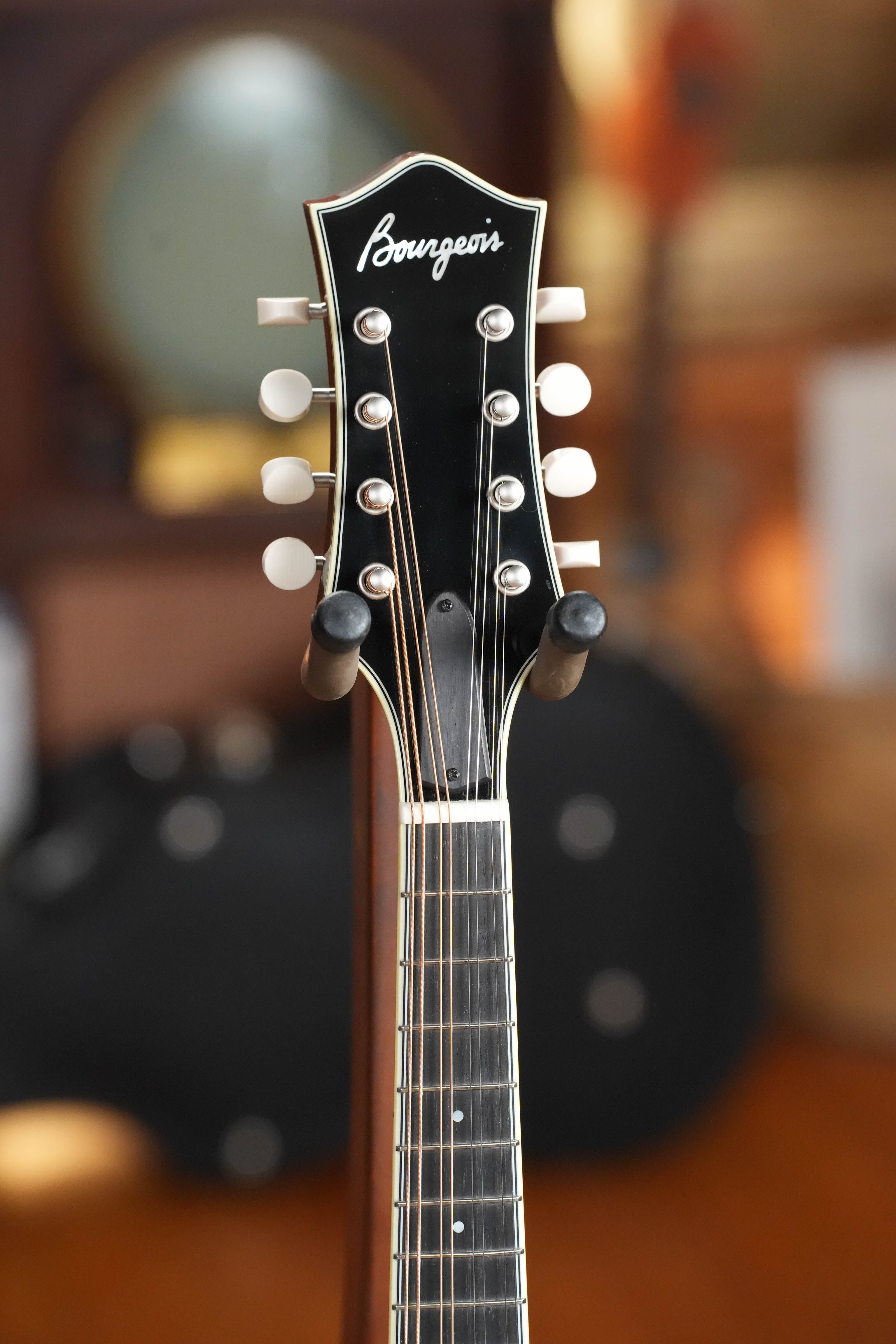 Bourgeois TAS Exclusive M5-A-CR Aged-Tone Adirondack/Maple Cordovan Red A-Style Mandolin #2119