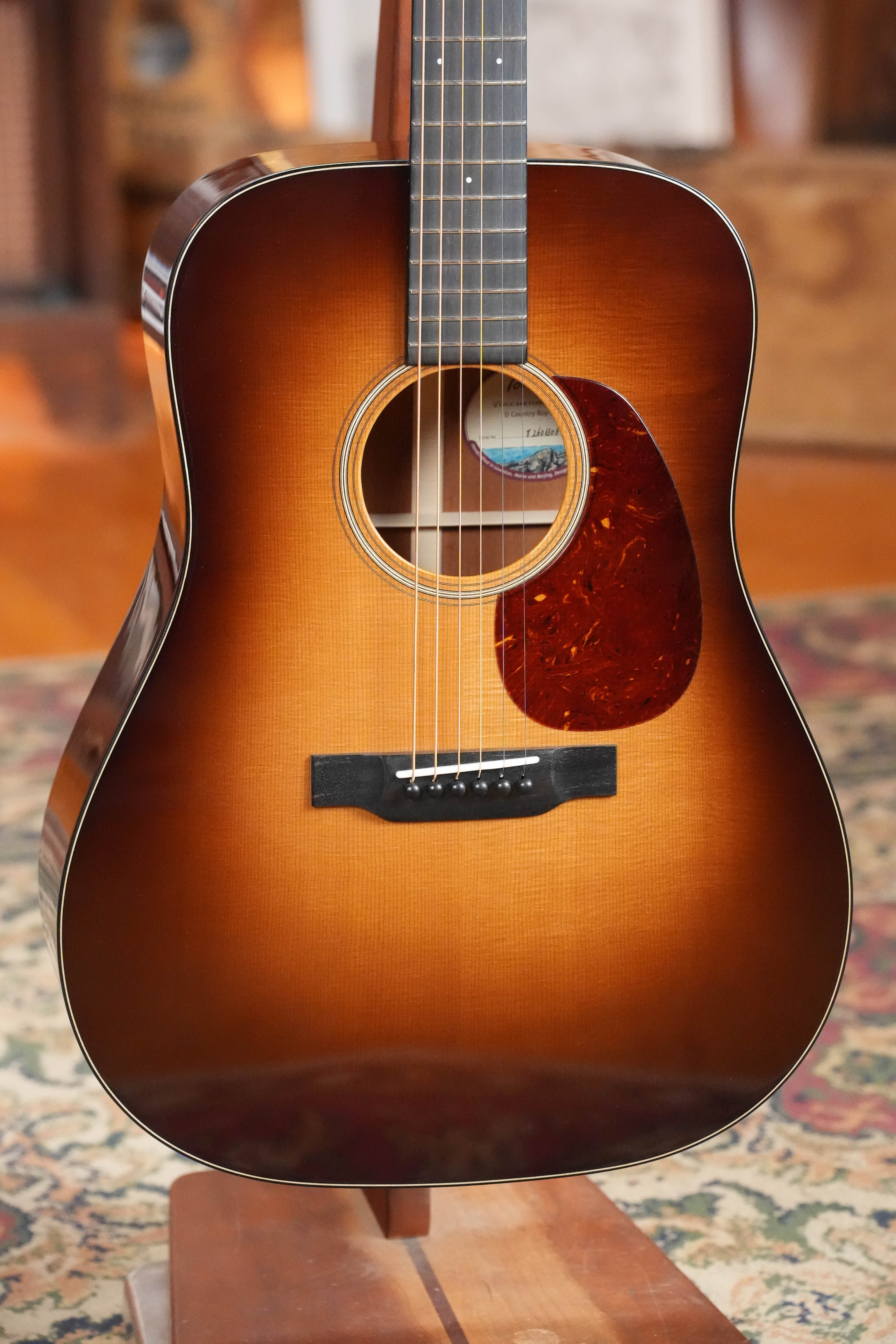 Bourgeois Touchstone Country Boy Sitka/Mahogany Sunburst Dreadnought Acoustic Guitar #1306