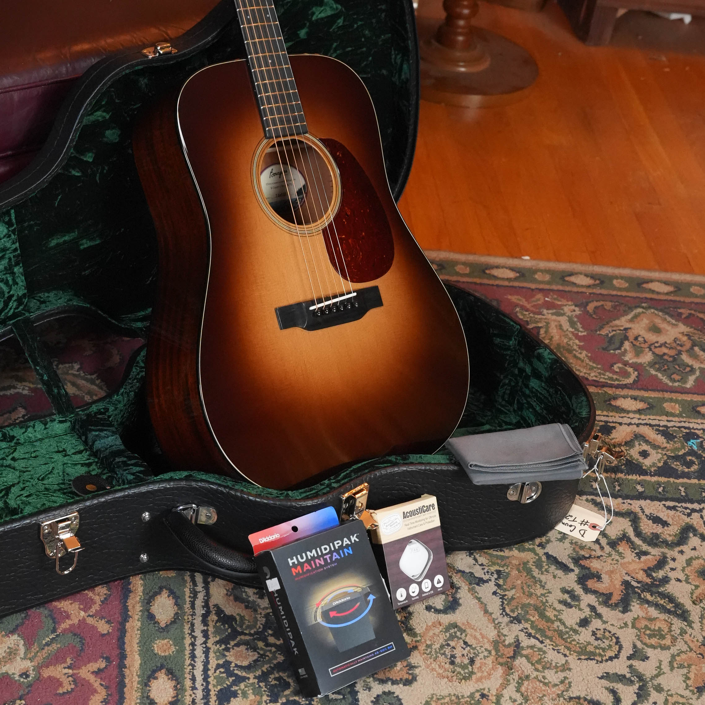 Bourgeois Touchstone Country Boy Sitka/Mahogany Sunburst Dreadnought Acoustic Guitar #3220