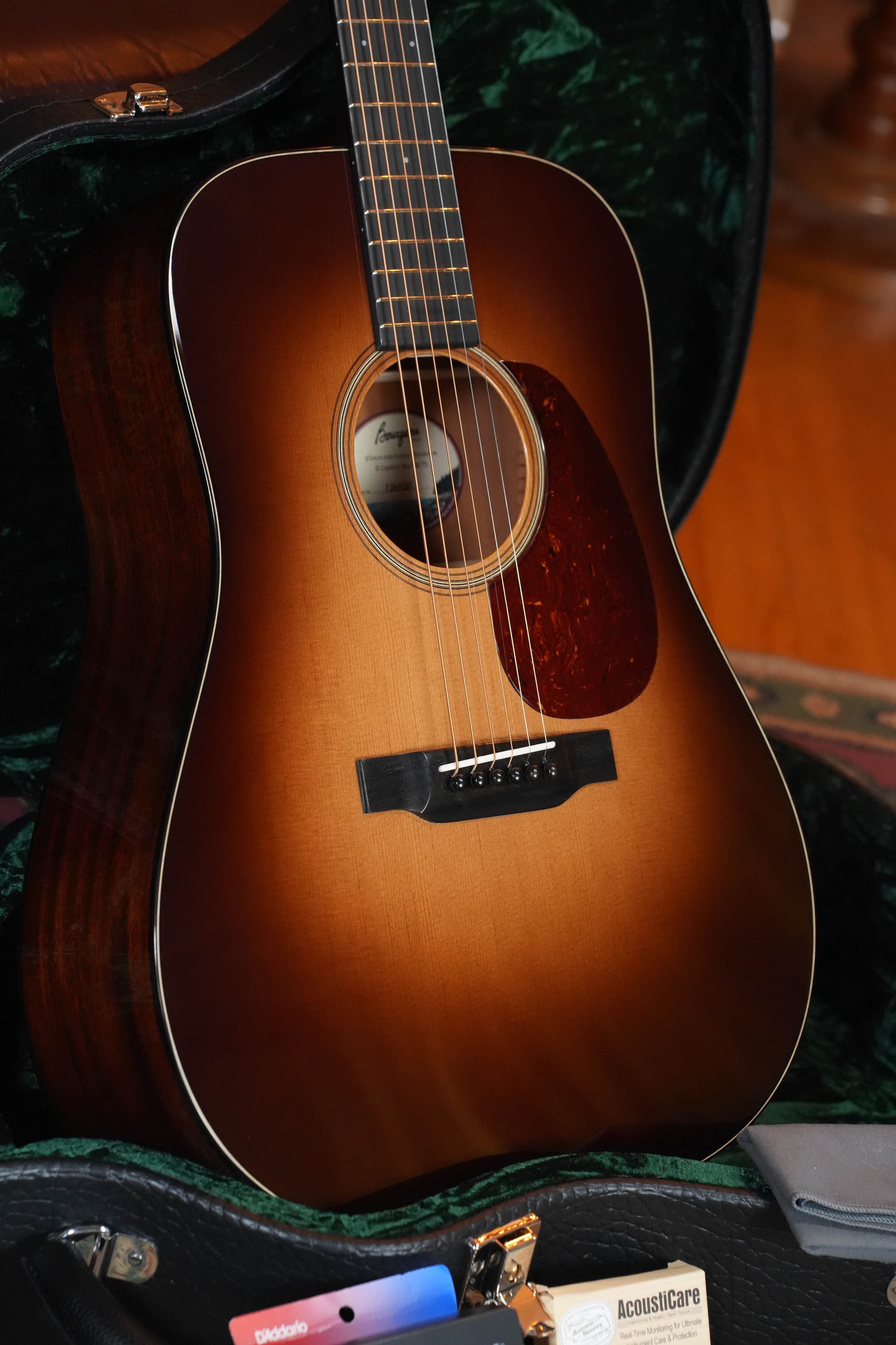 Bourgeois Touchstone Country Boy Sitka/Mahogany Sunburst Dreadnought Acoustic Guitar #3220