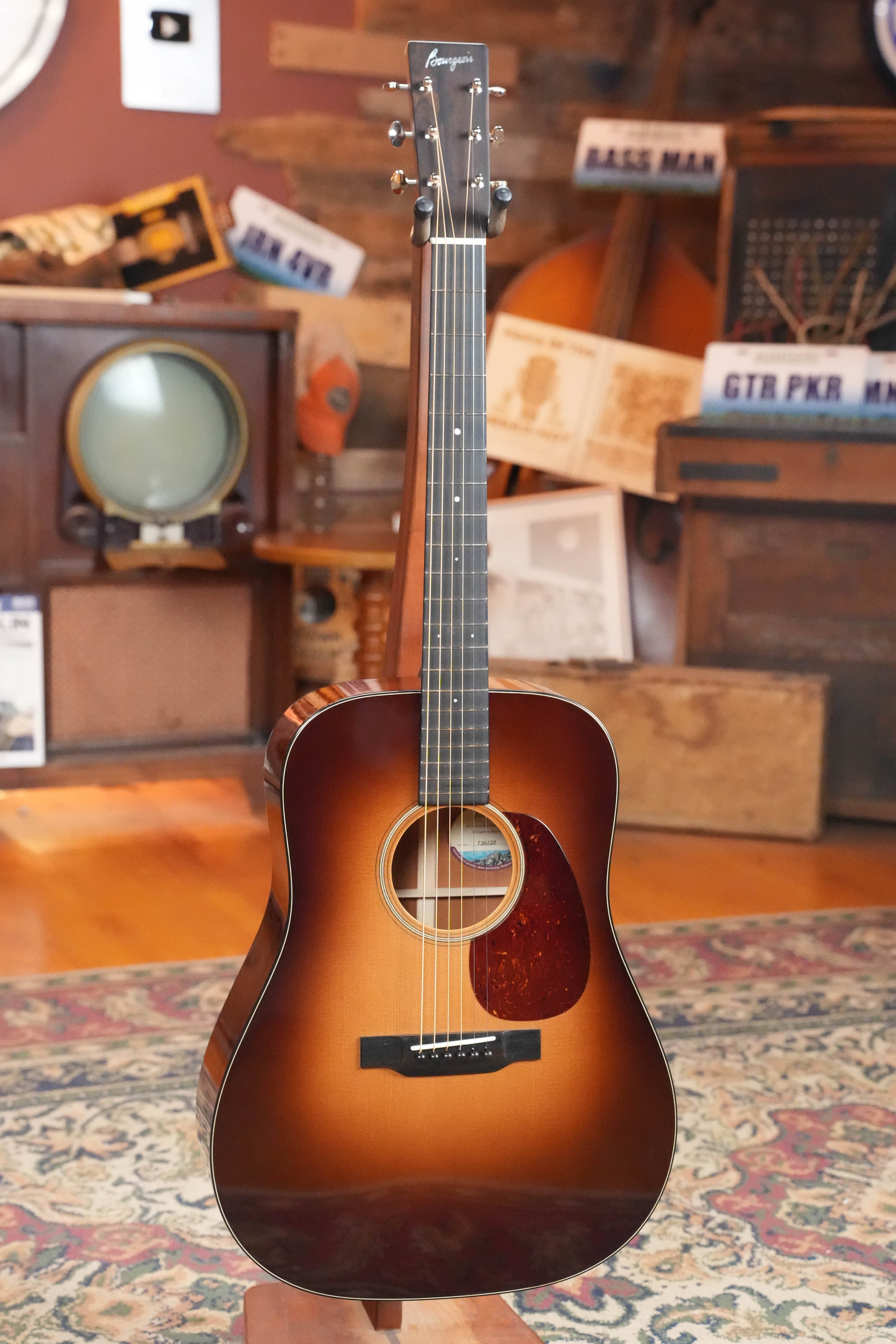 Bourgeois Touchstone Country Boy Sitka/Mahogany Sunburst Dreadnought Acoustic Guitar #3220