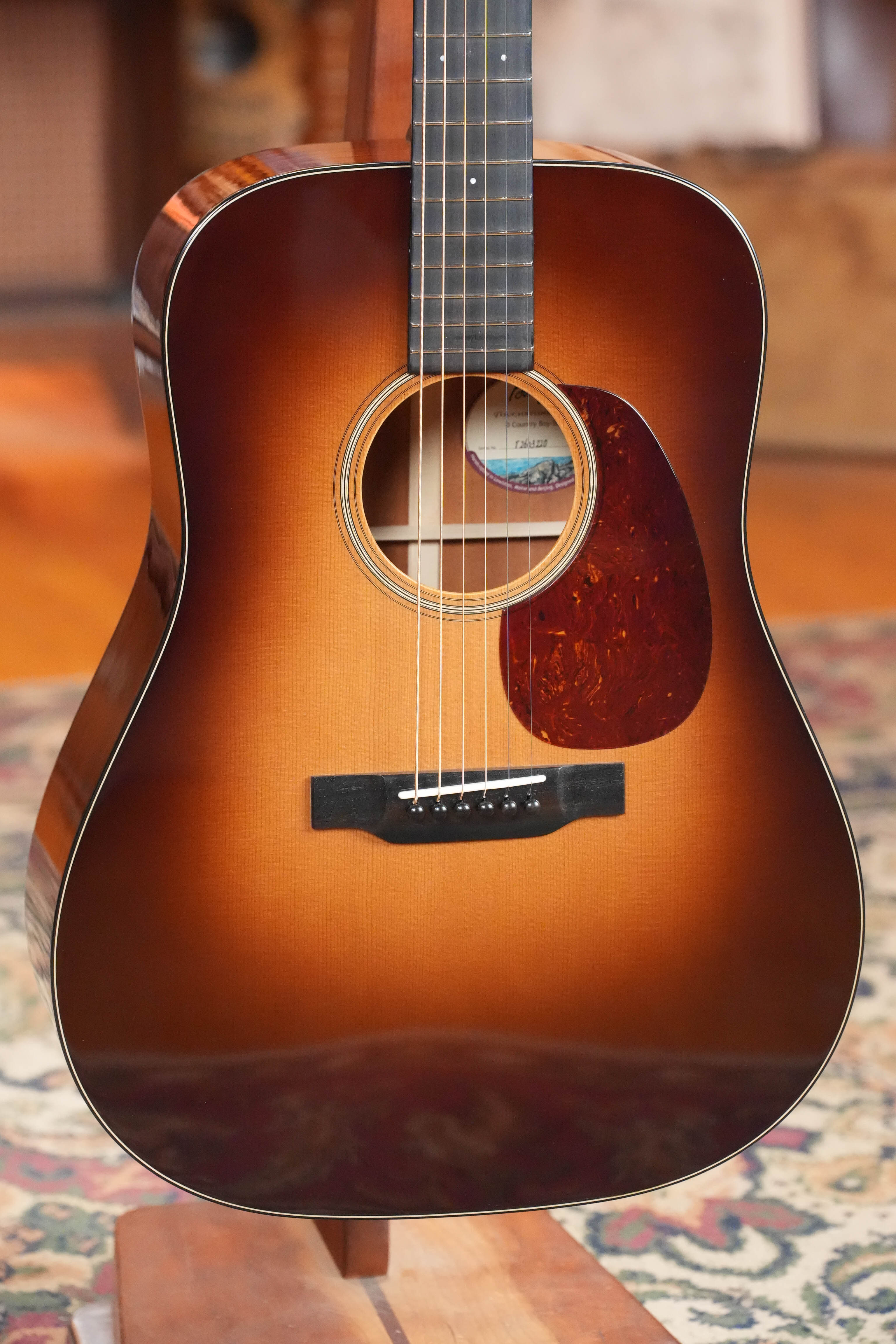 Bourgeois Touchstone Country Boy Sitka/Mahogany Sunburst Dreadnought Acoustic Guitar #3220