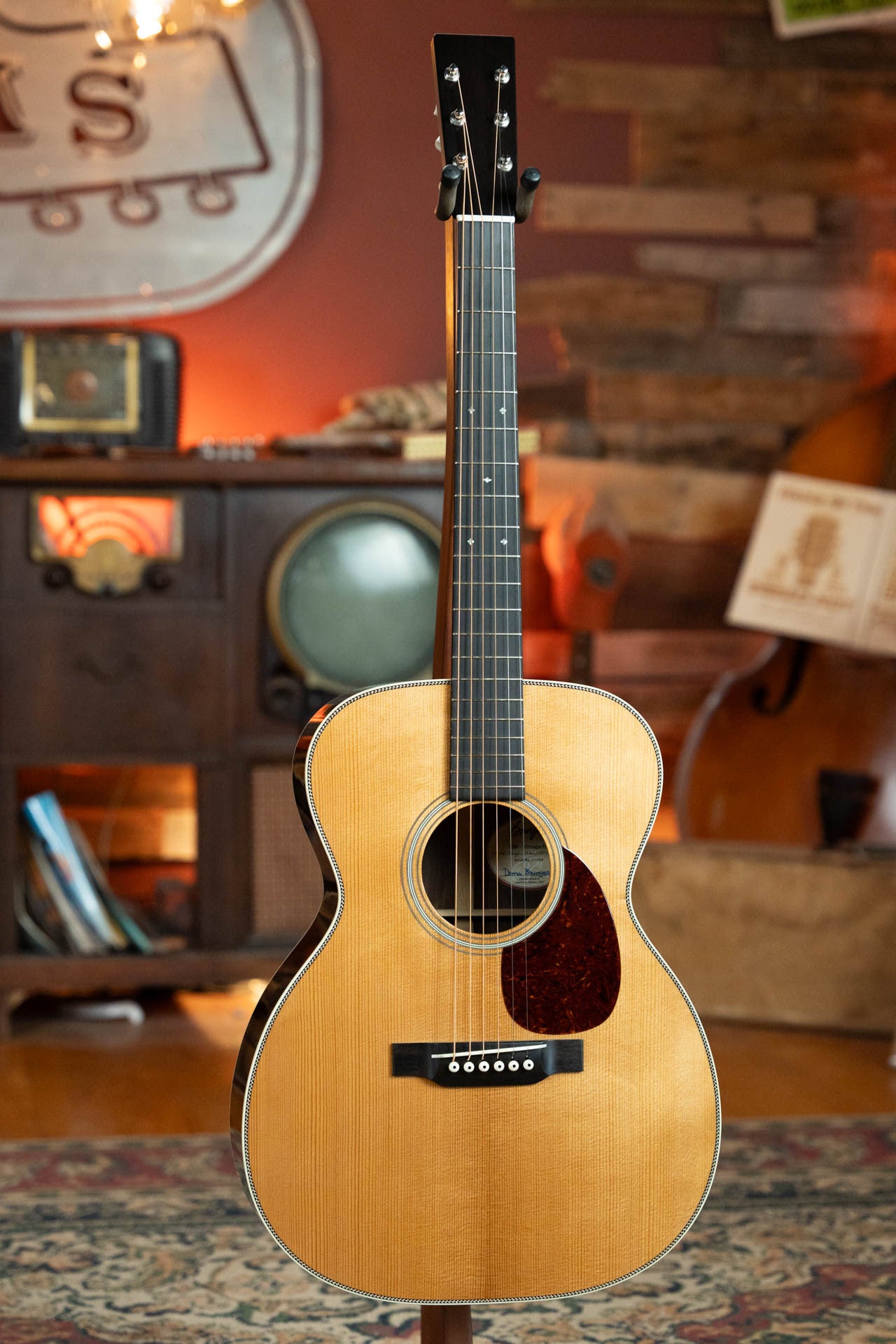 Bourgeois HSV-OM T-Bar Vintage Heirloom Series Aged Tone Adirondack/Brazilian Rosewood Orchestra Model Acoustic Guitar #1098