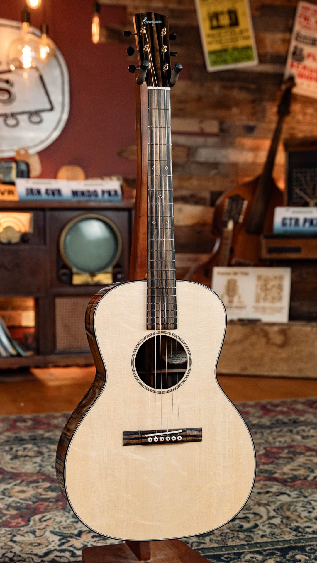 Bourgeois LDBO Legacy Series 50th Anniversary Italian Spruce/Macassar Ebony L-OO Acoustic Guitar #0855