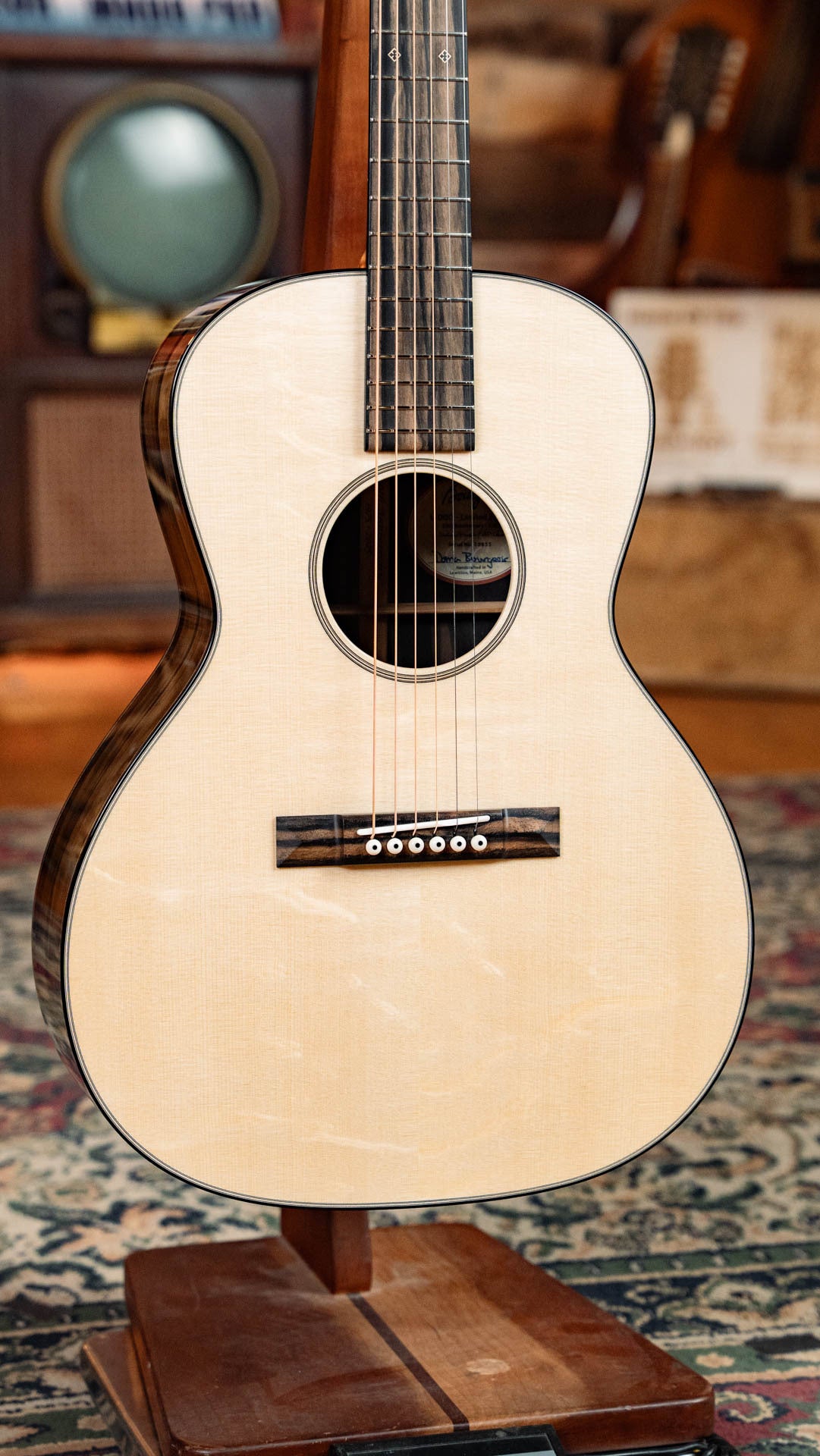 Bourgeois LDBO Legacy Series 50th Anniversary Italian Spruce/Macassar Ebony L-OO Acoustic Guitar #0855