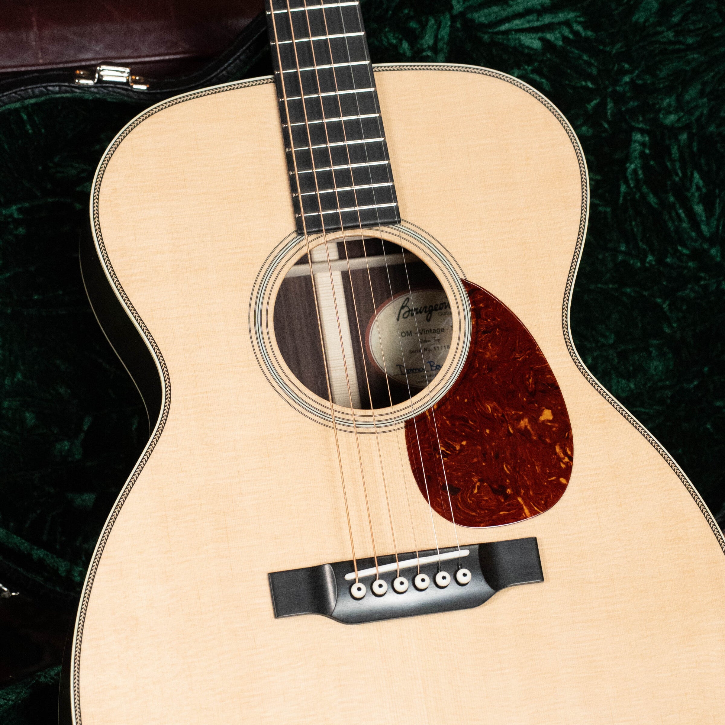 Bourgeois PSV-OM-S Professional Series Sitka/Rosewood Satin OM Vintage Acoustic Guitar #1118