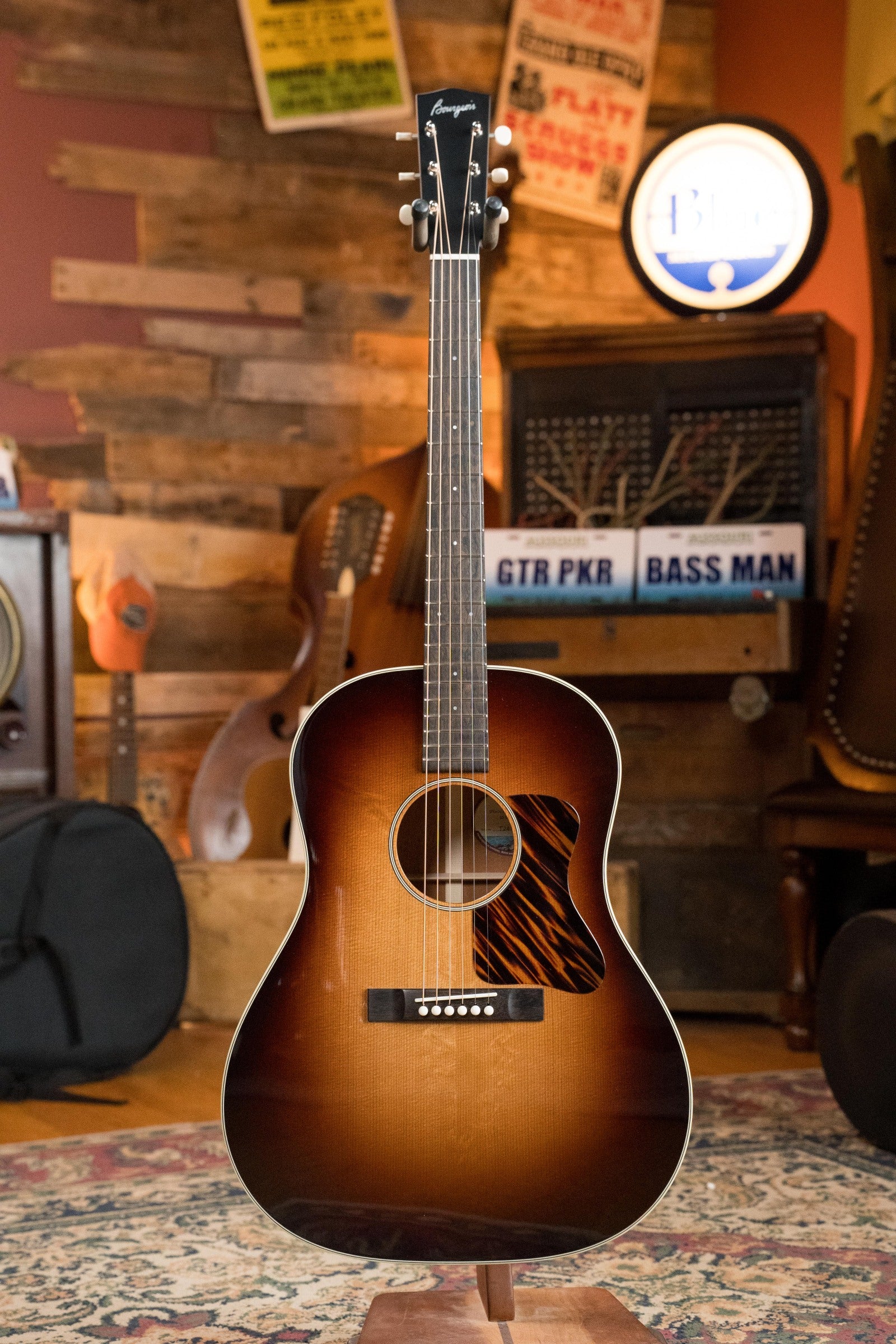 Bourgeois The Standard SDS/TS Touchstone Series Torrefied Sitka/Mahogany Slope Shoulder Sunburst Dreadnought Acoustic Guitar #2205
