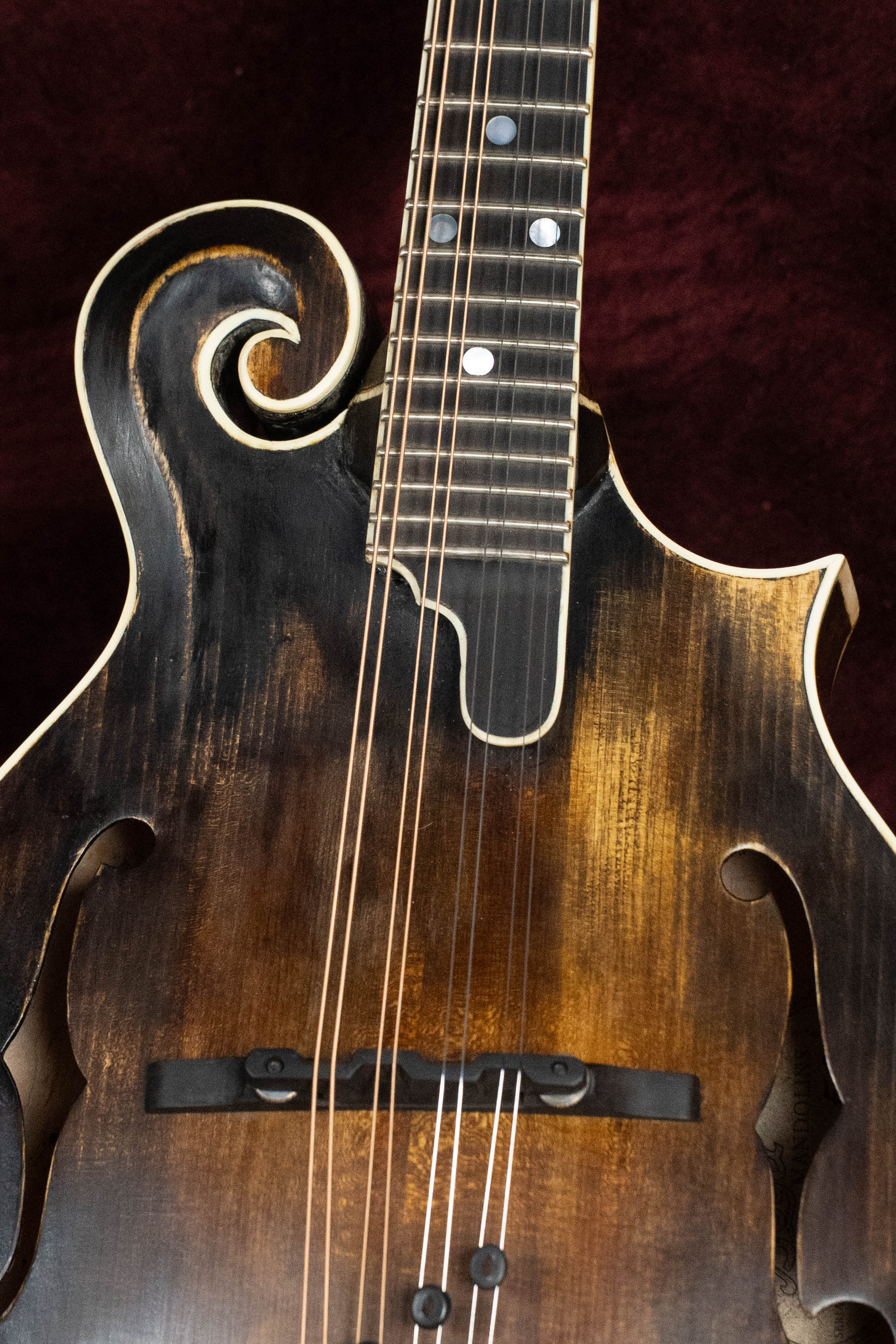 Boyd Adirondack/Maple Distressed Finish F-Style Mandolin #0015