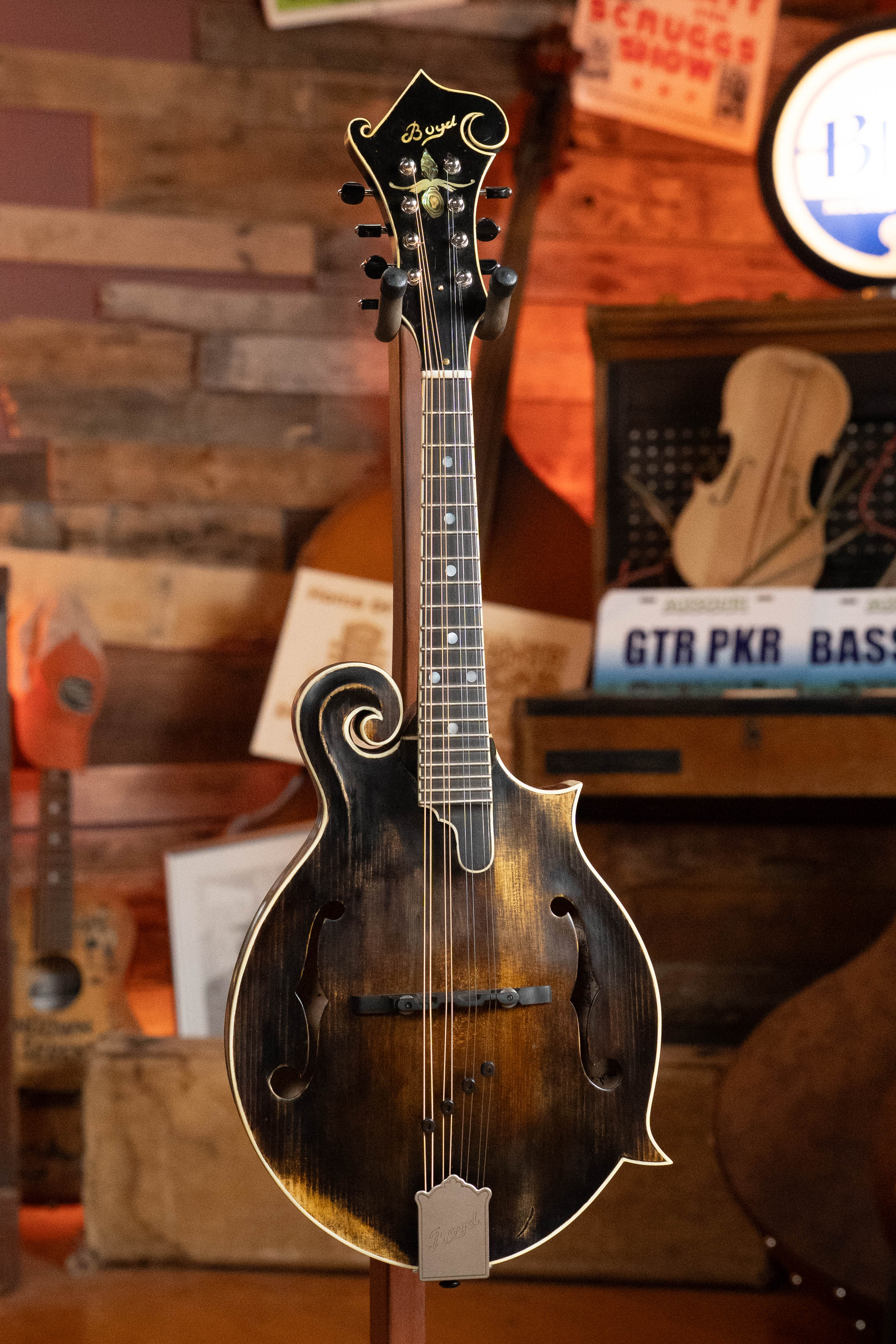 Boyd Adirondack/Maple Distressed Finish F-Style Mandolin #0015
