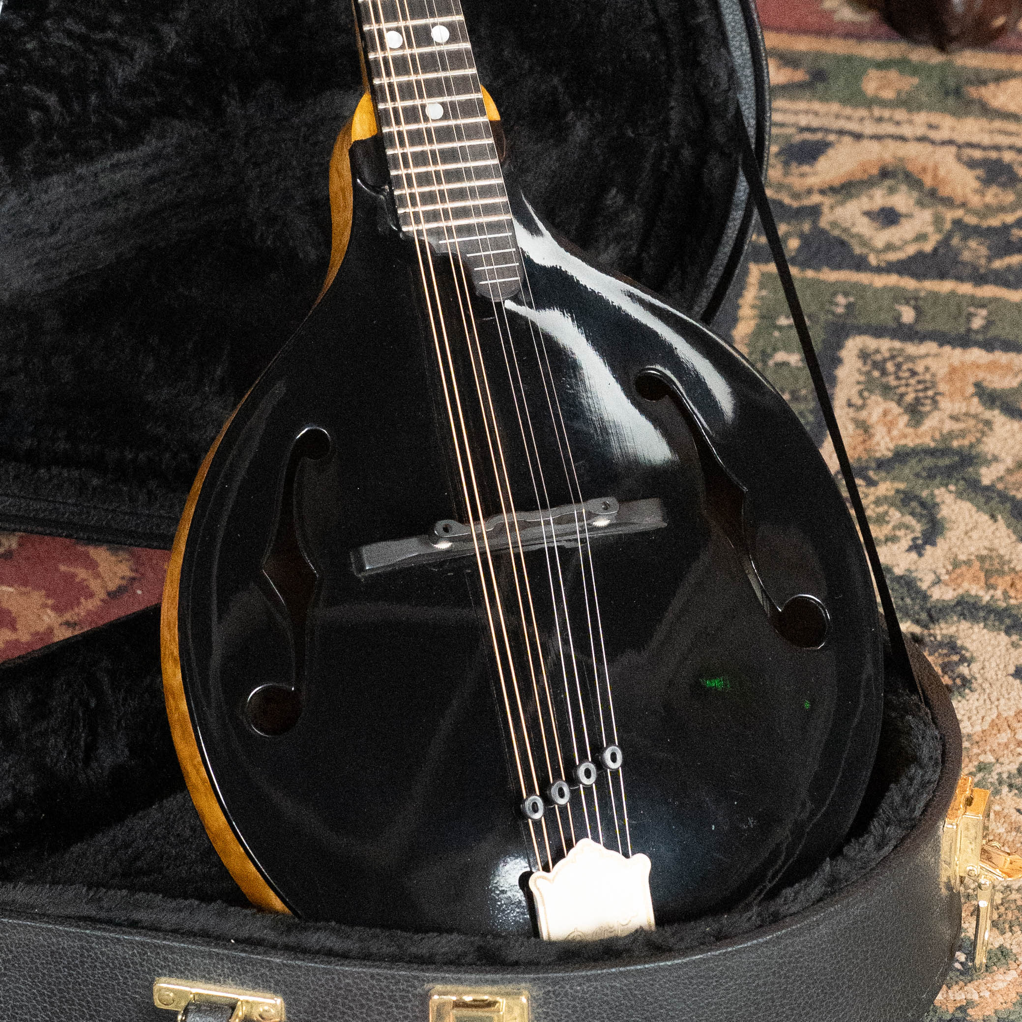 Boyd Blackbird Adirondack/Maple Black Lacquered A-Style Mandolin #0011