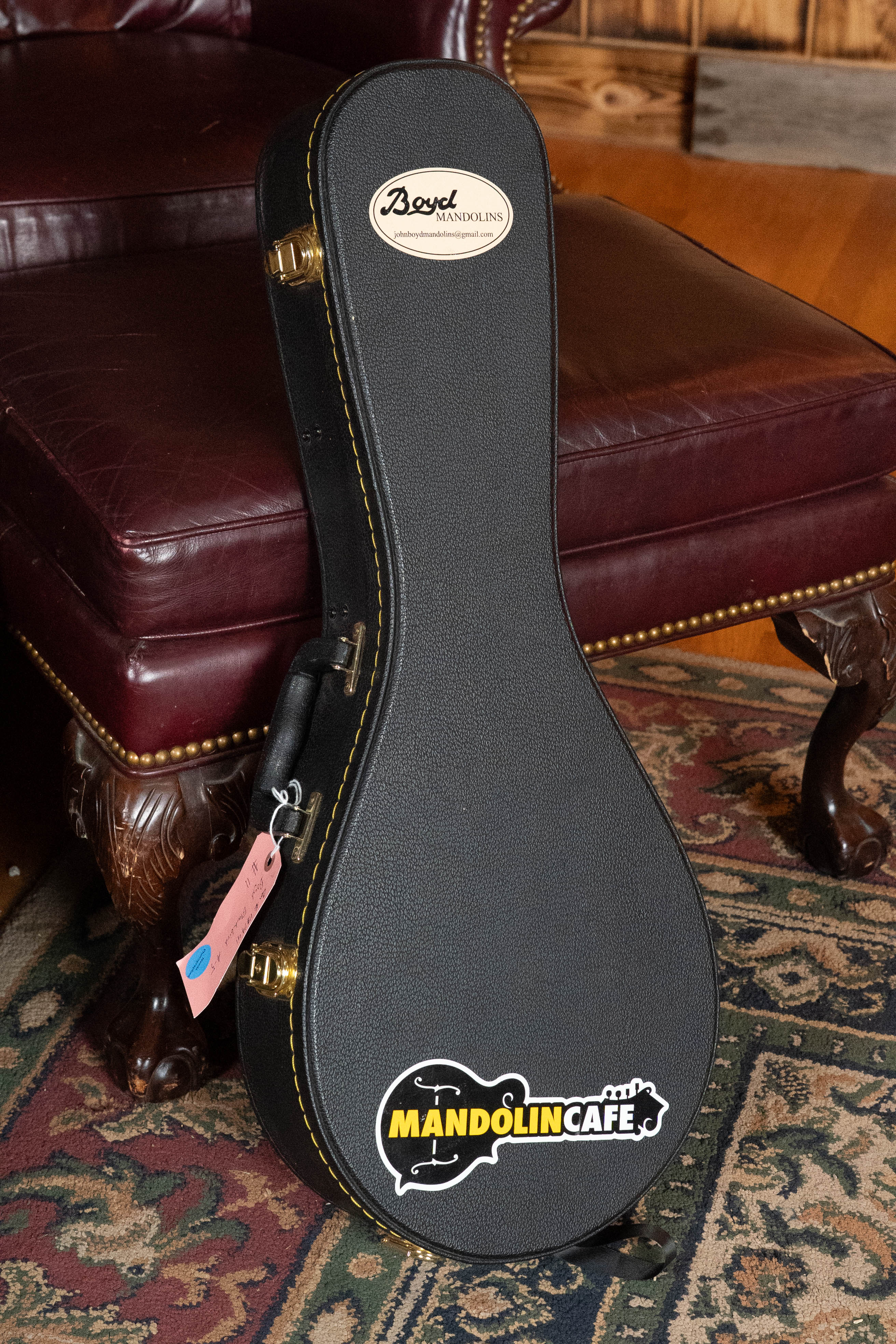 Boyd Blackbird Adirondack/Maple Black Lacquered A-Style Mandolin #0011