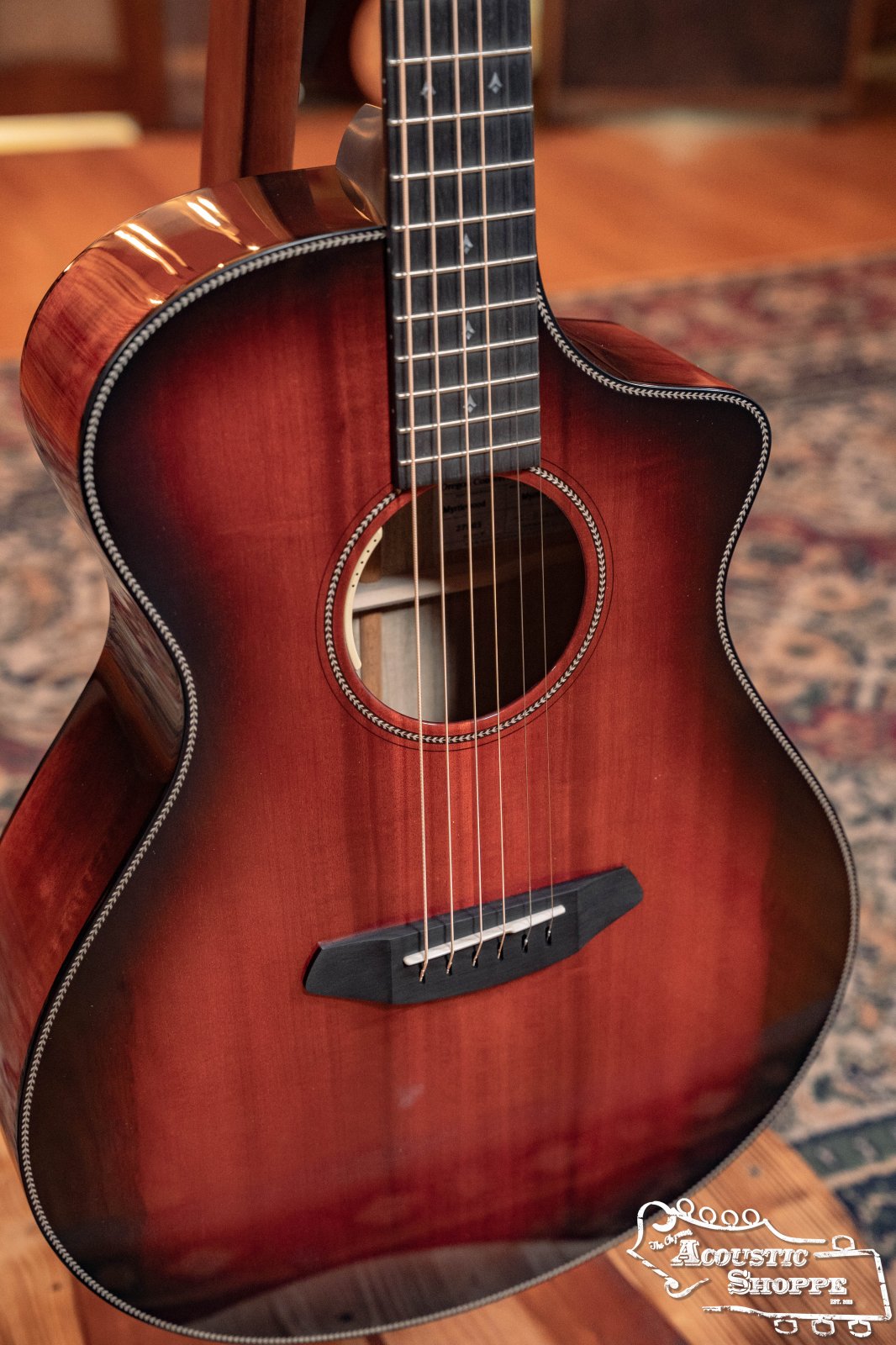 *Dread-Not Certified Floor Model* Breedlove Oregon Series Limited Edition Oregon Concert All Myrtlewood Ember Acoustic Cutaway Guitar w/ LR Baggs Pickup #7903