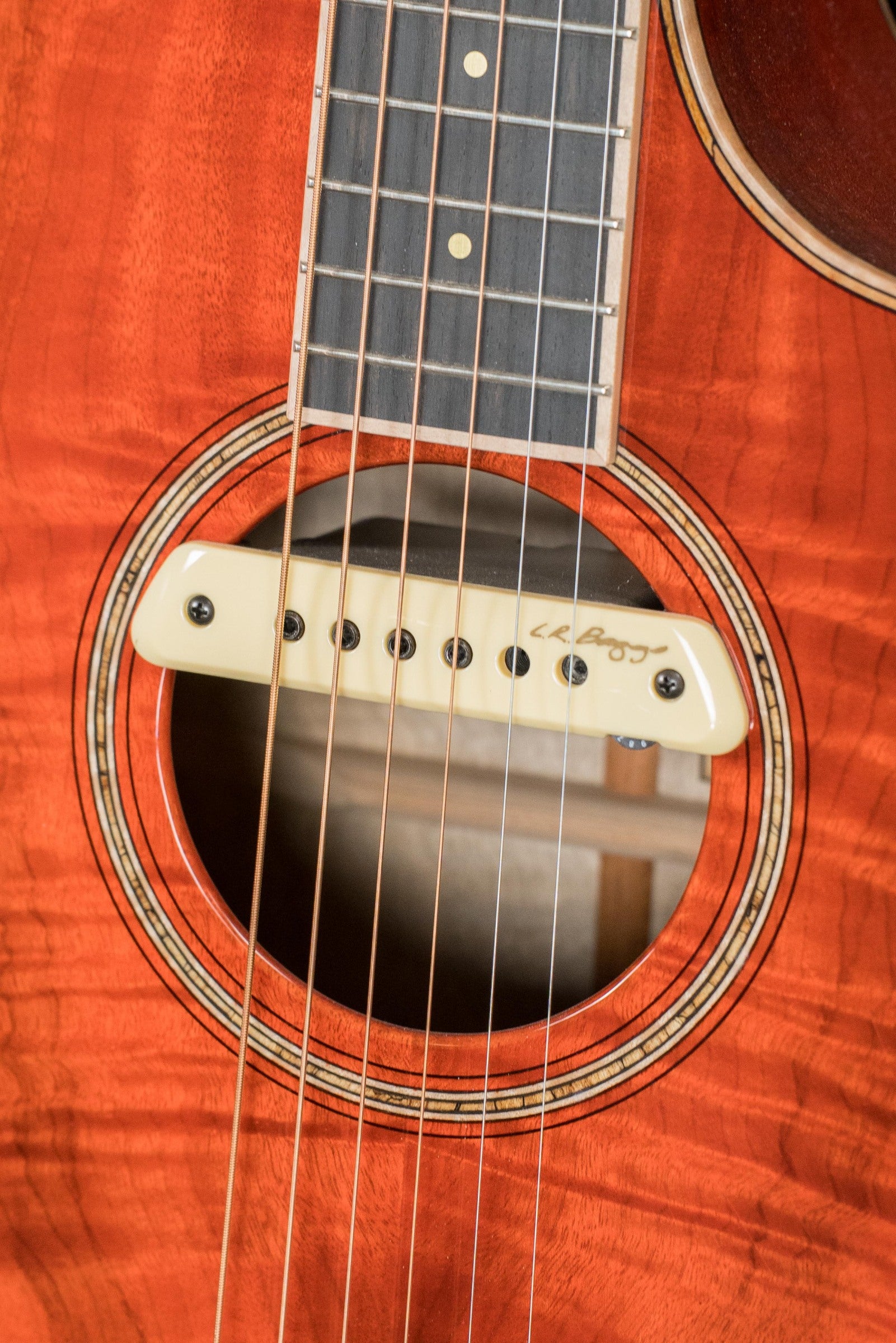 *Dread-Not Certified Floor Model* Breedlove Tom Bedell's Blues Orange Vintage Edition All Myrtlewood Concertina Cutaway Acoustic Guitar w/ LR Baggs M1 Pickup #9079