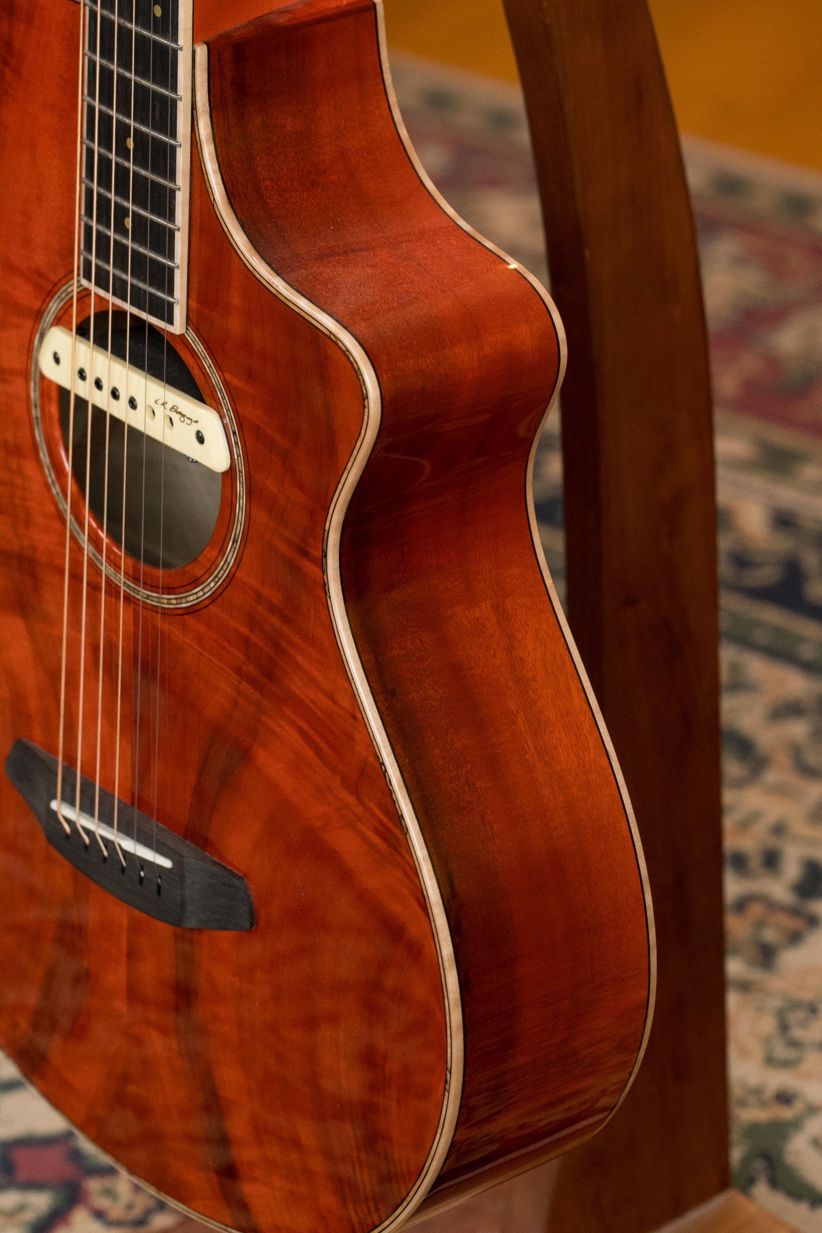 *Dread-Not Certified Floor Model* Breedlove Tom Bedell's Blues Orange Vintage Edition All Myrtlewood Concertina Cutaway Acoustic Guitar w/ LR Baggs M1 Pickup #9079