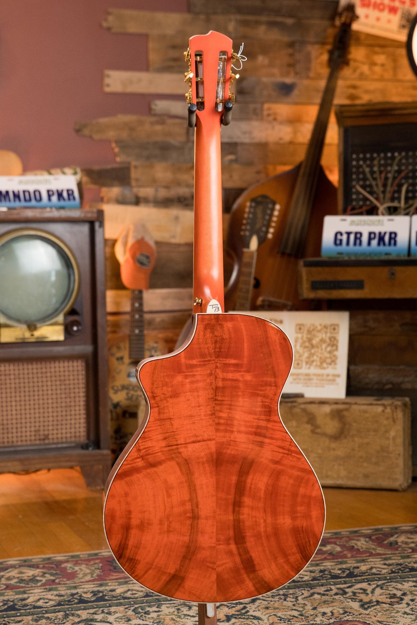 *Dread-Not Certified Floor Model* Breedlove Tom Bedell's Blues Orange Vintage Edition All Myrtlewood Concertina Cutaway Acoustic Guitar w/ LR Baggs M1 Pickup #9079