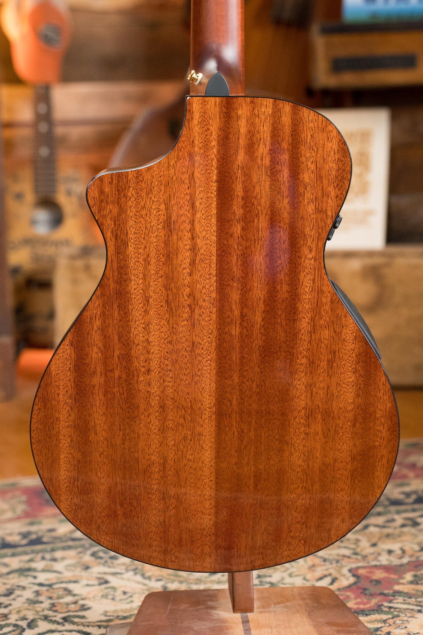 Breedlove Wildwood Pro Series All Mahogany Cutaway Dreadnought Concerto Suede Guitar w/Electronics #1832