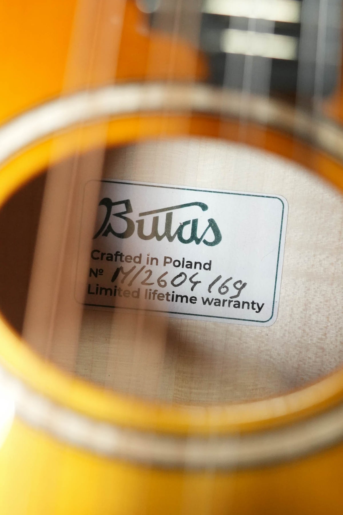 Bulas Blonde A-Style Oval Hole Mandolin #4169