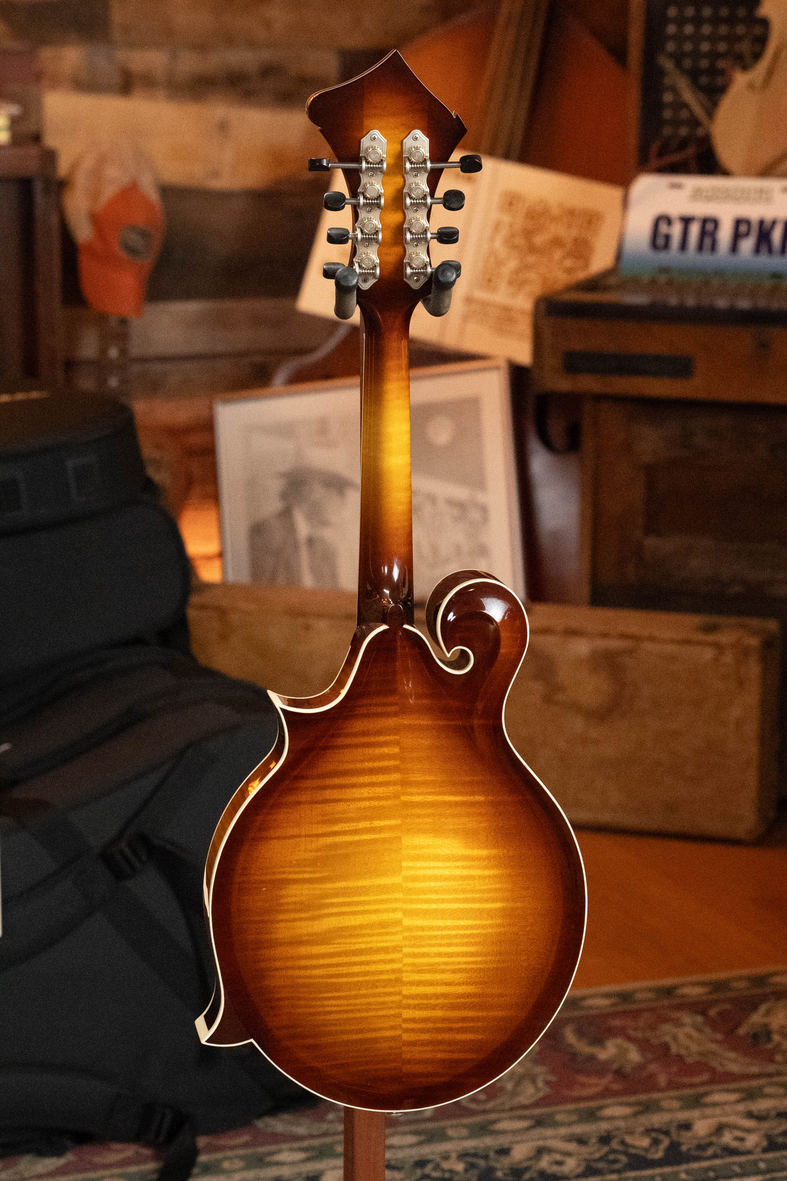 Bulas Carpathian Spruce/Curly Maple Gloss Tobacco Sunburst F-Style Mandolin #6116