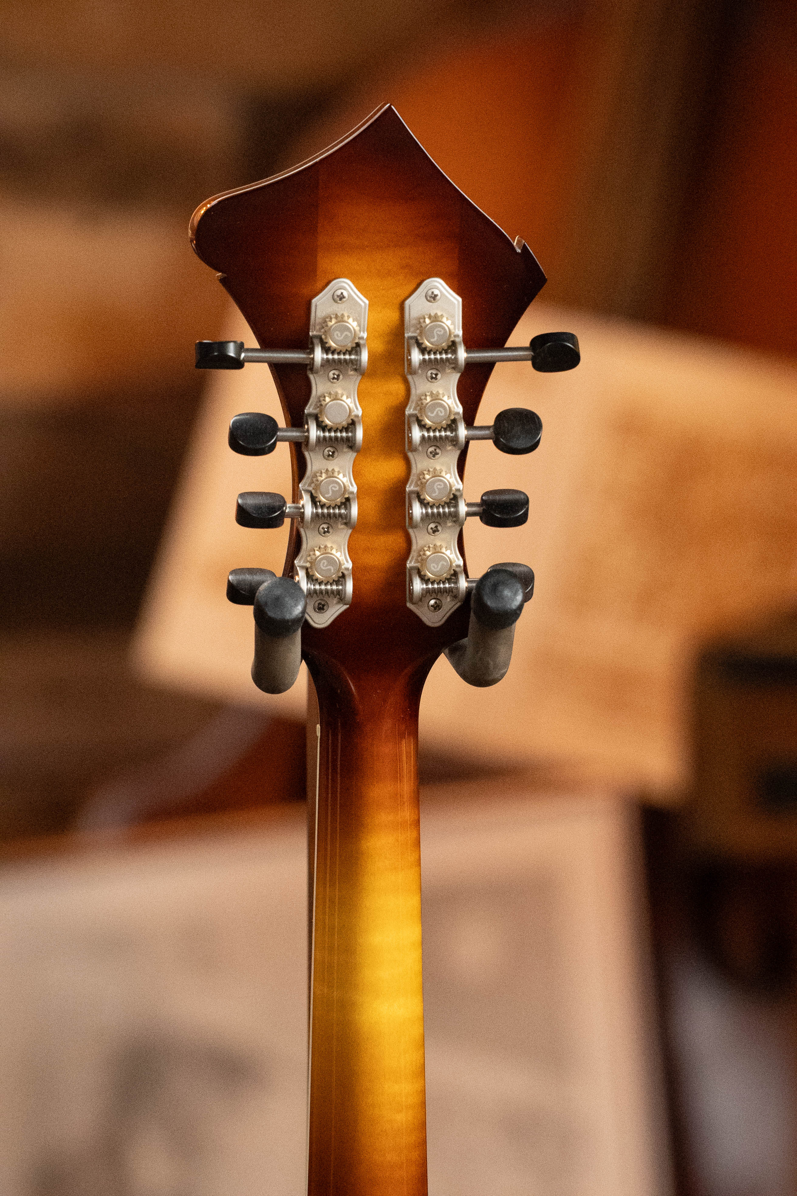 Bulas Carpathian Spruce/Curly Maple Gloss Tobacco Sunburst F-Style Mandolin #6116