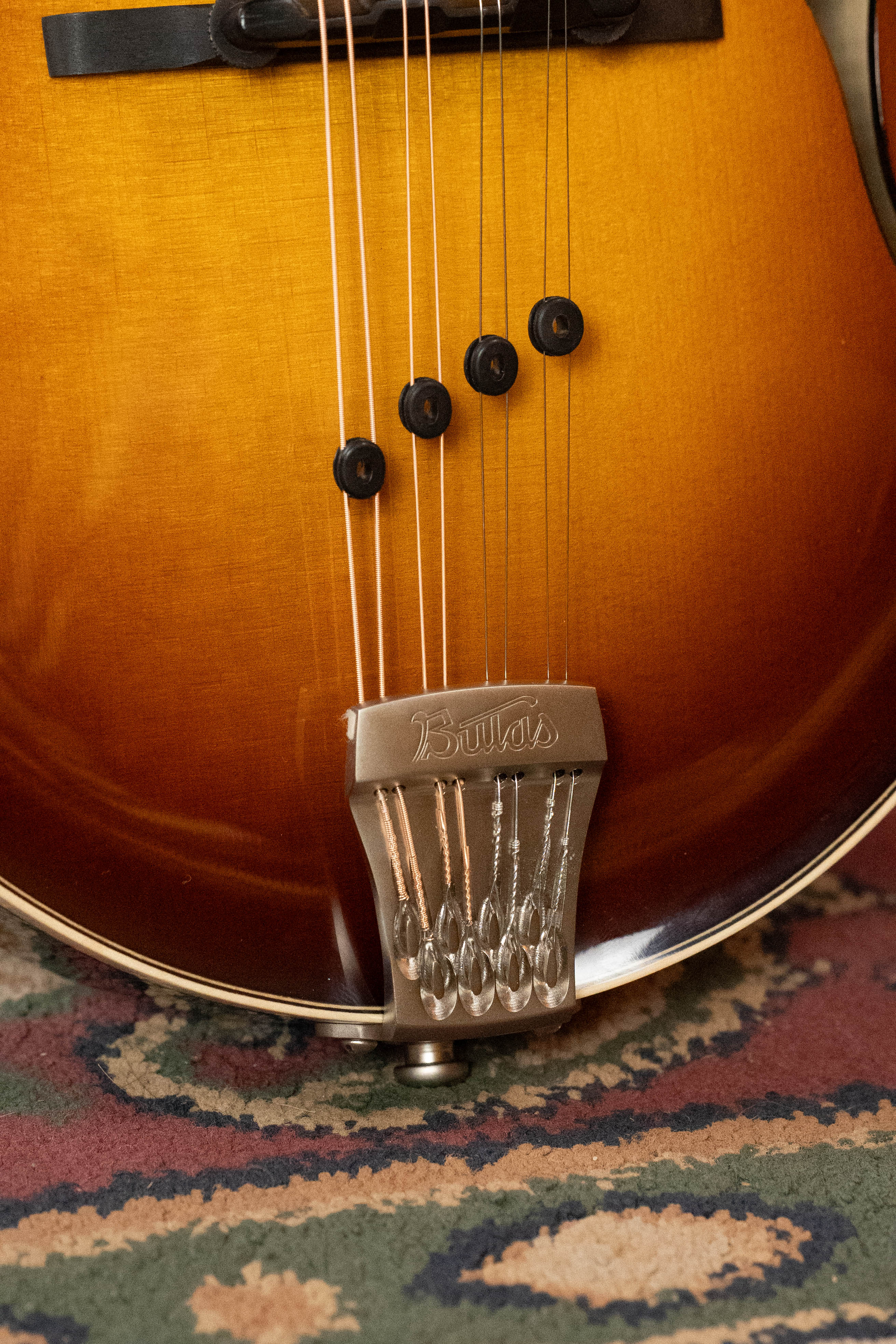 Bulas Carpathian Spruce/Curly Maple Persephone Cremona Sunburst F-Style Mandolin #7125