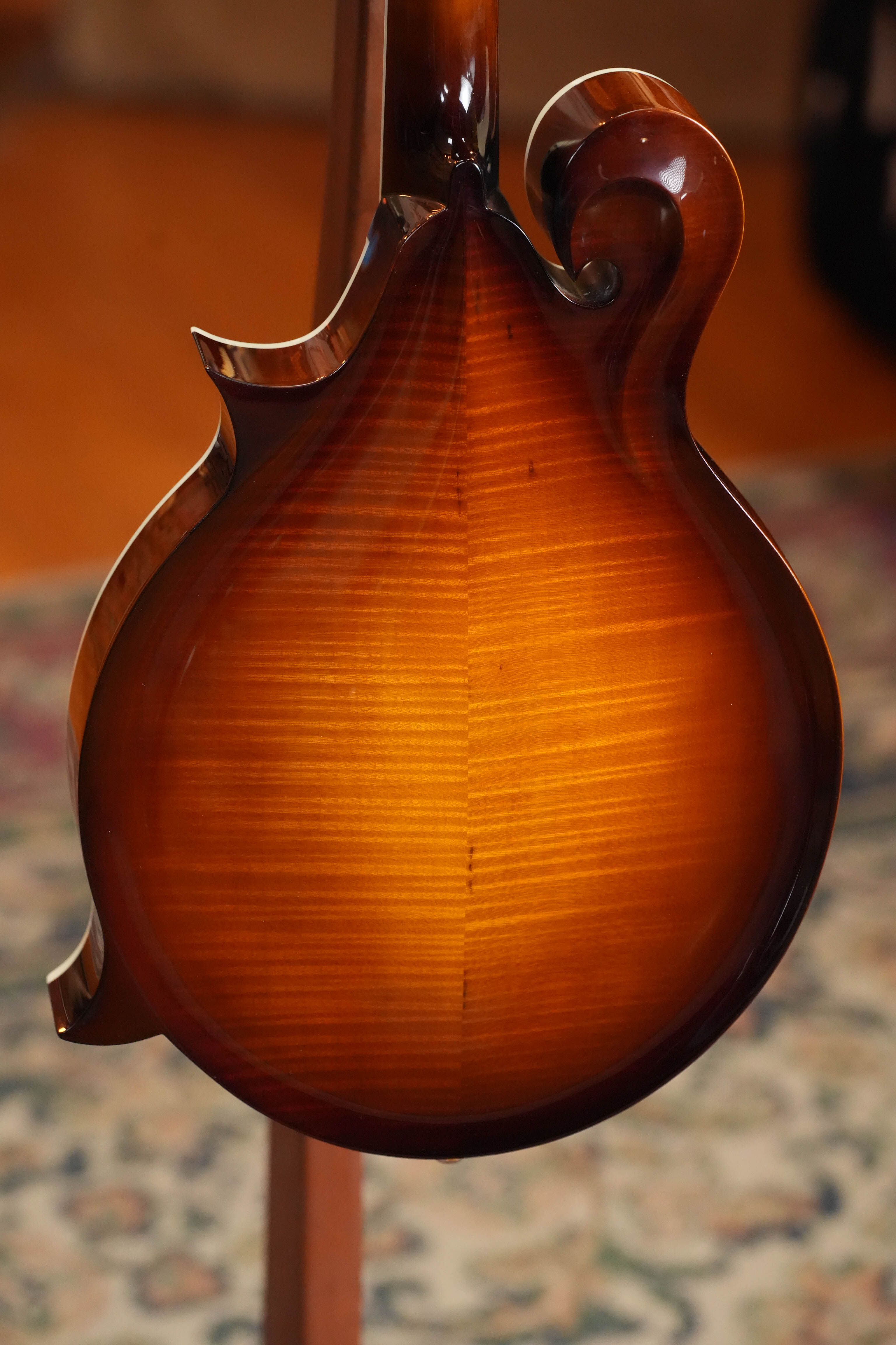 Bulas Carpathian Spruce/Curly Maple Tobacco Sunburst F-Style Mandolin #2152
