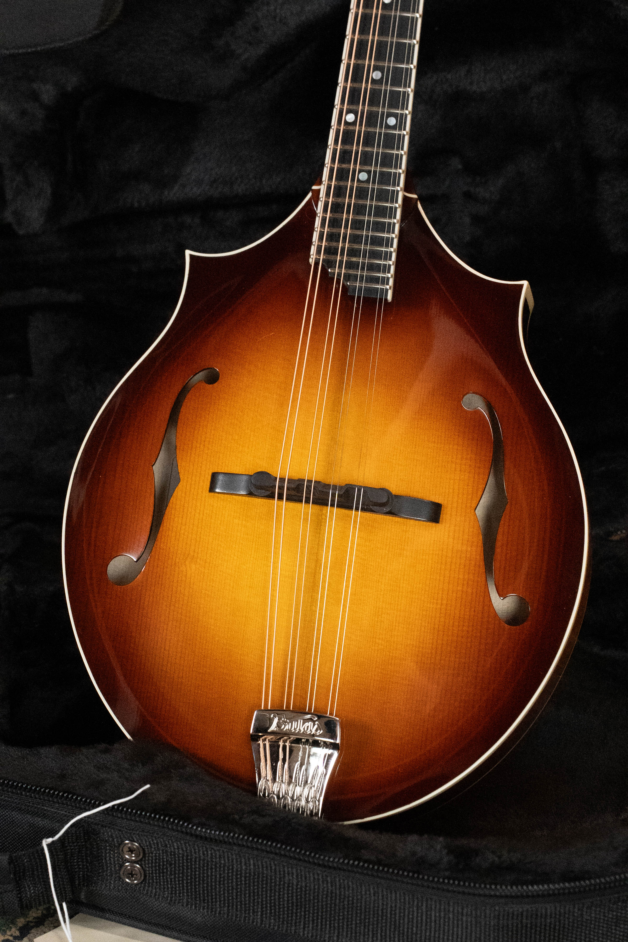 Bulas Carpathian Spruce/Curly Maple Tobacco Sunburst Two-Point Mandolin #8130