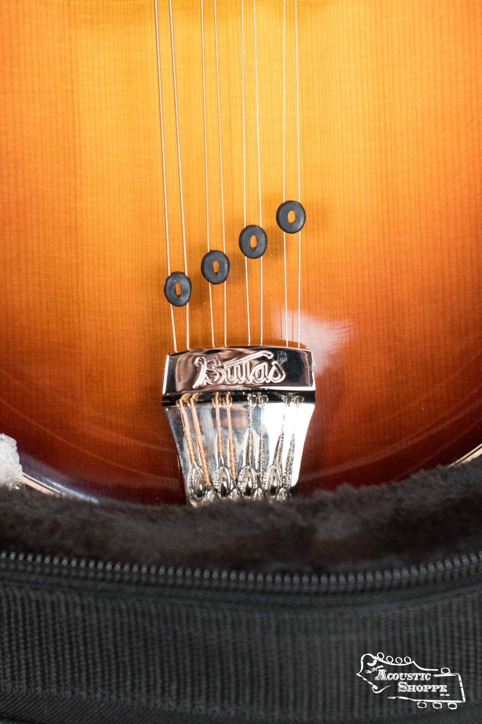 Bulas Carpathian Spruce/Curly Maple Red Cremona Sunburst A-Style Mandolin #1088