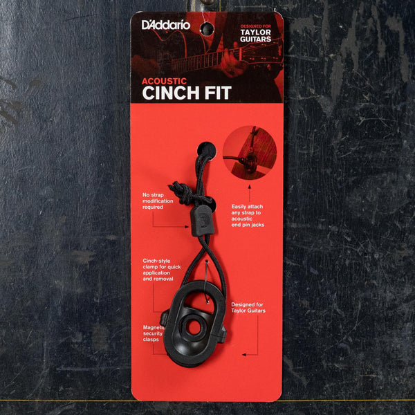 D'Addario PW-AJL-02 CinchFit: Acoustic Jack Lock - Taylor Style