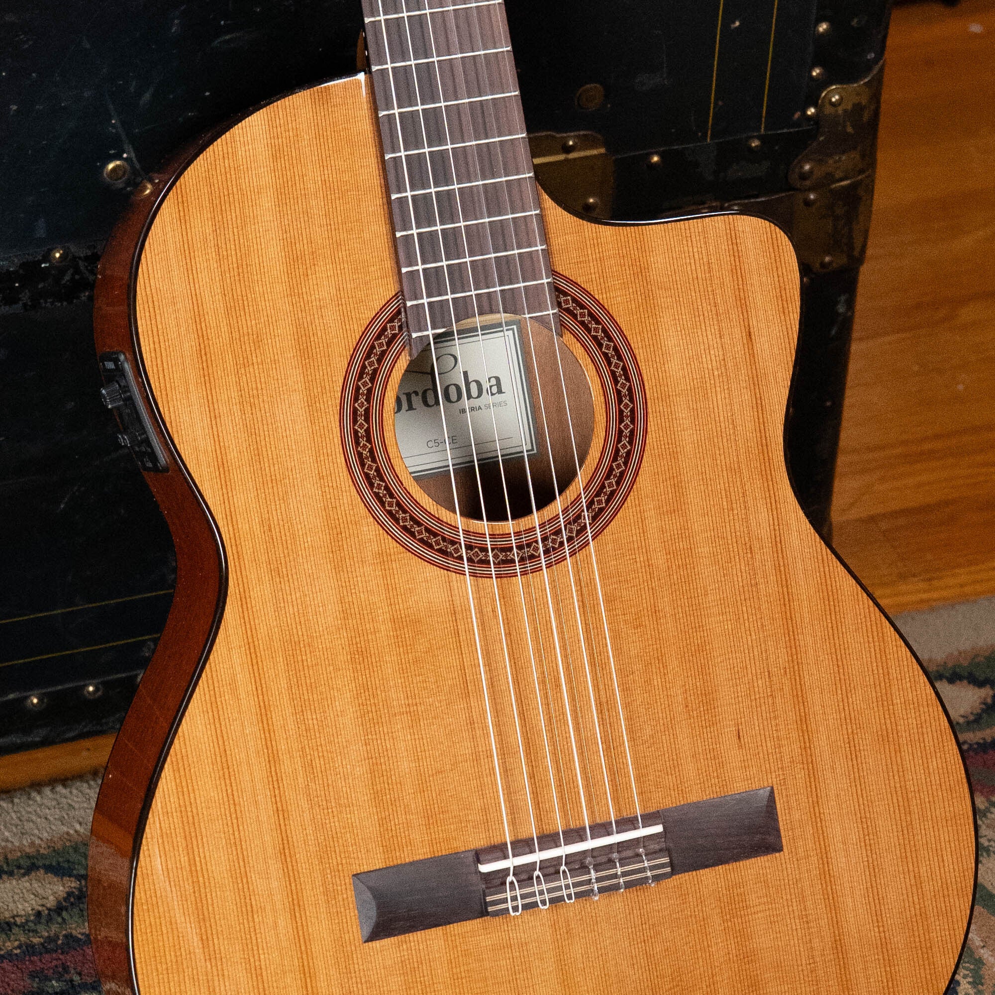 Cordoba C5-CE Red Cedar/Mahogany Nylon String Guitar w/Fishman Pickup #4015
