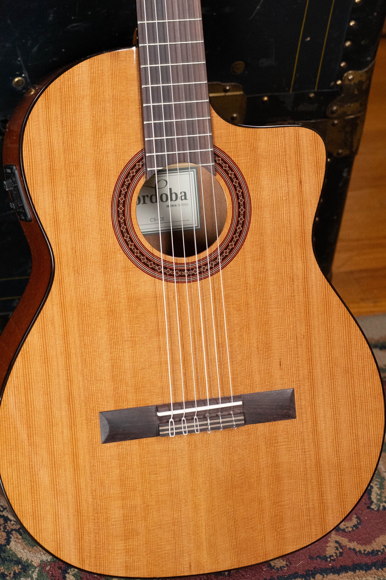 Cordoba C5-CE Red Cedar/Mahogany Nylon String Guitar w/Fishman Pickup #4015