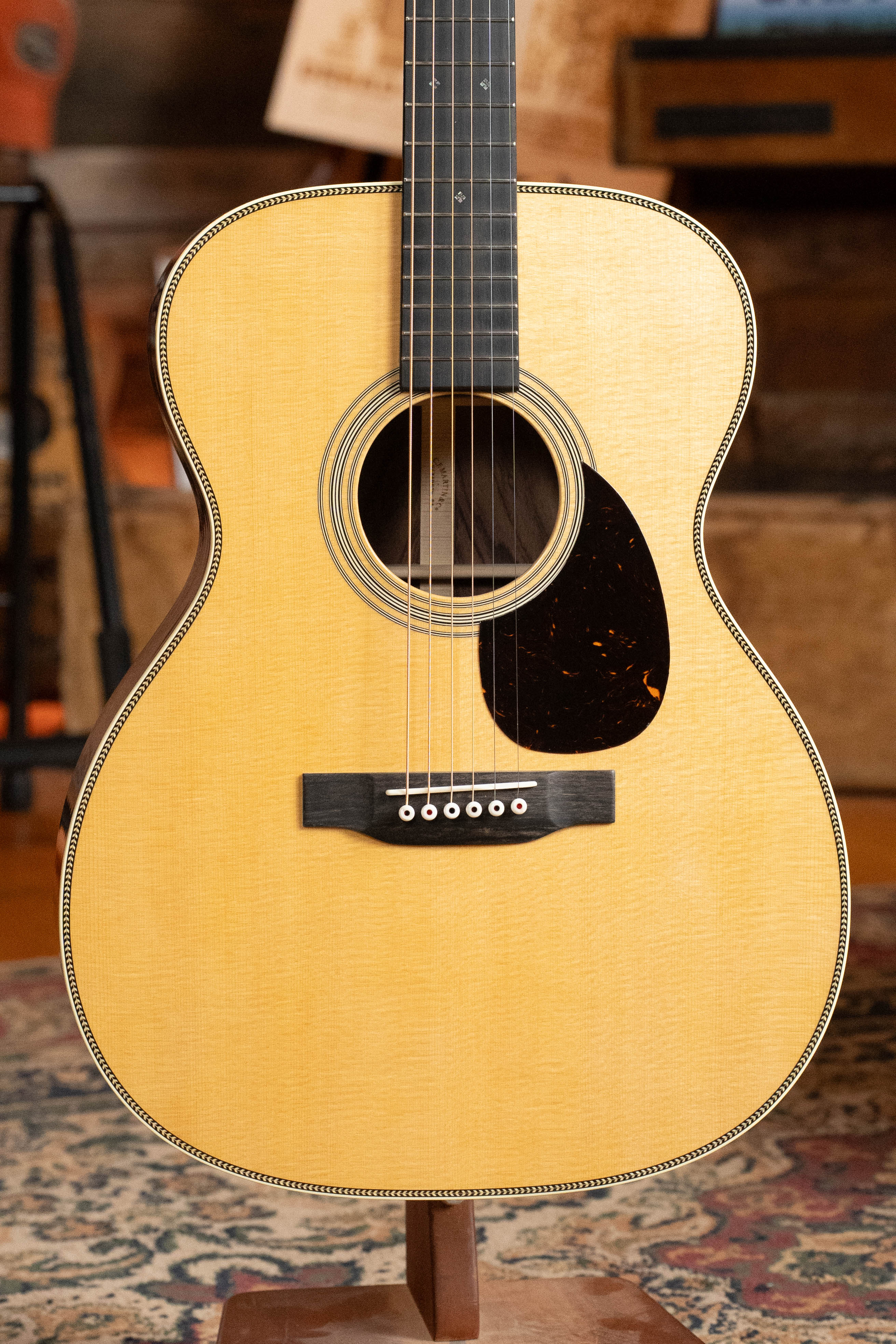 Martin Custom Shop OOO-28 Style "Wild Grain" East Indian Rosewood Spruce/Indian Rosewood Custom "OOO/OM" Auditorium Acoustic Guitar #6894