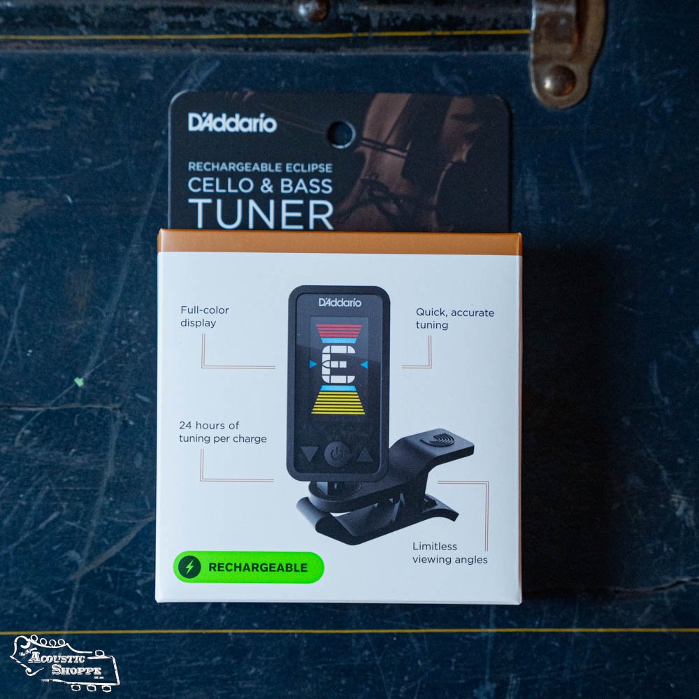 D'Addario PW-CT-28 Eclipse Rechargeable Cello & Bass Tuner