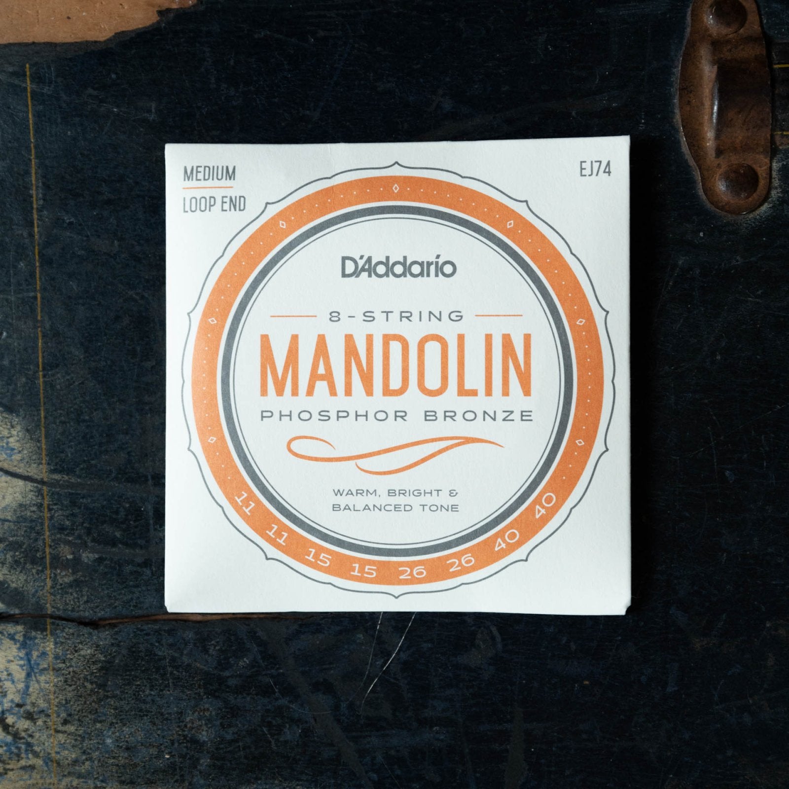 D'Addario EJ74 Phosphor Bronze Mandolin Strings - Medium 11-40 Set