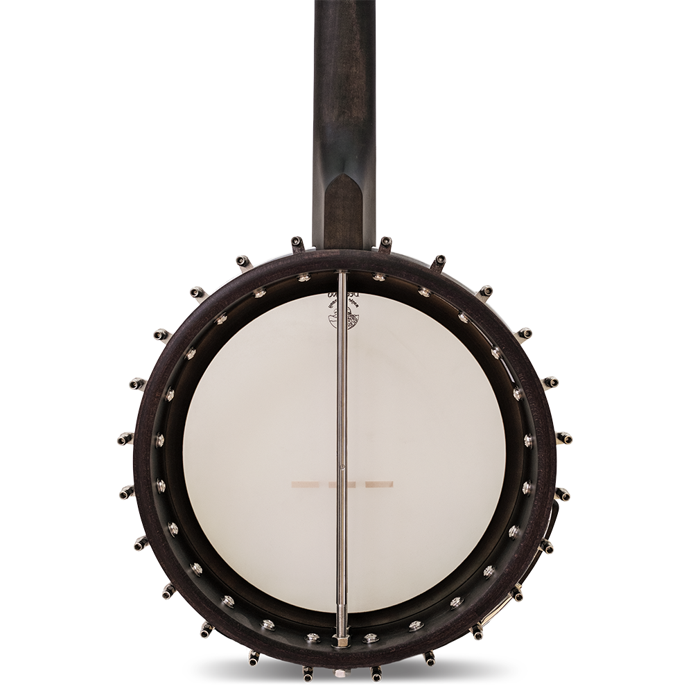 Deering Vega Avett Star Signature Banjo - rear straight on