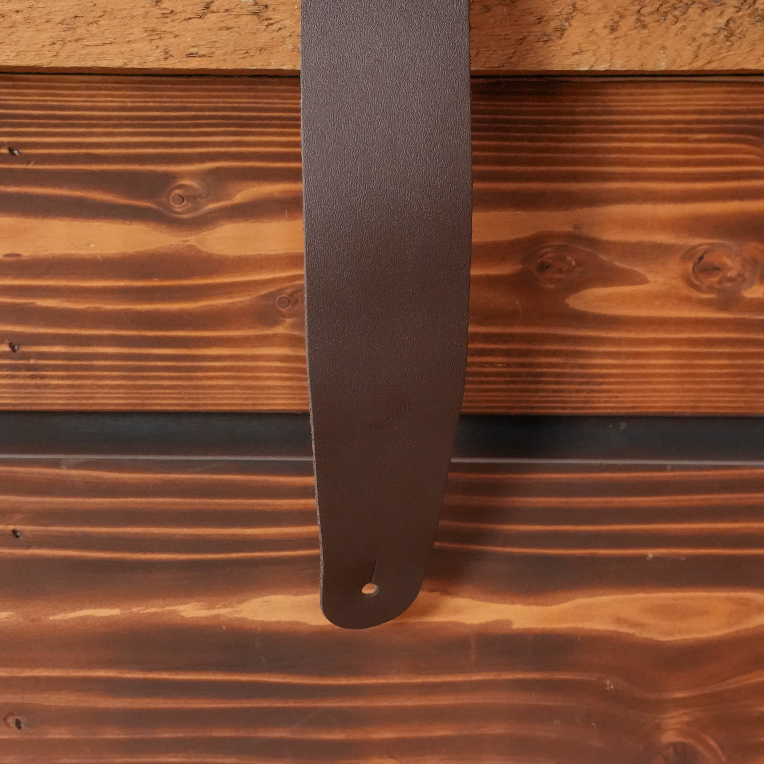 D'Addario Classic Brown Leather Guitar Strap
