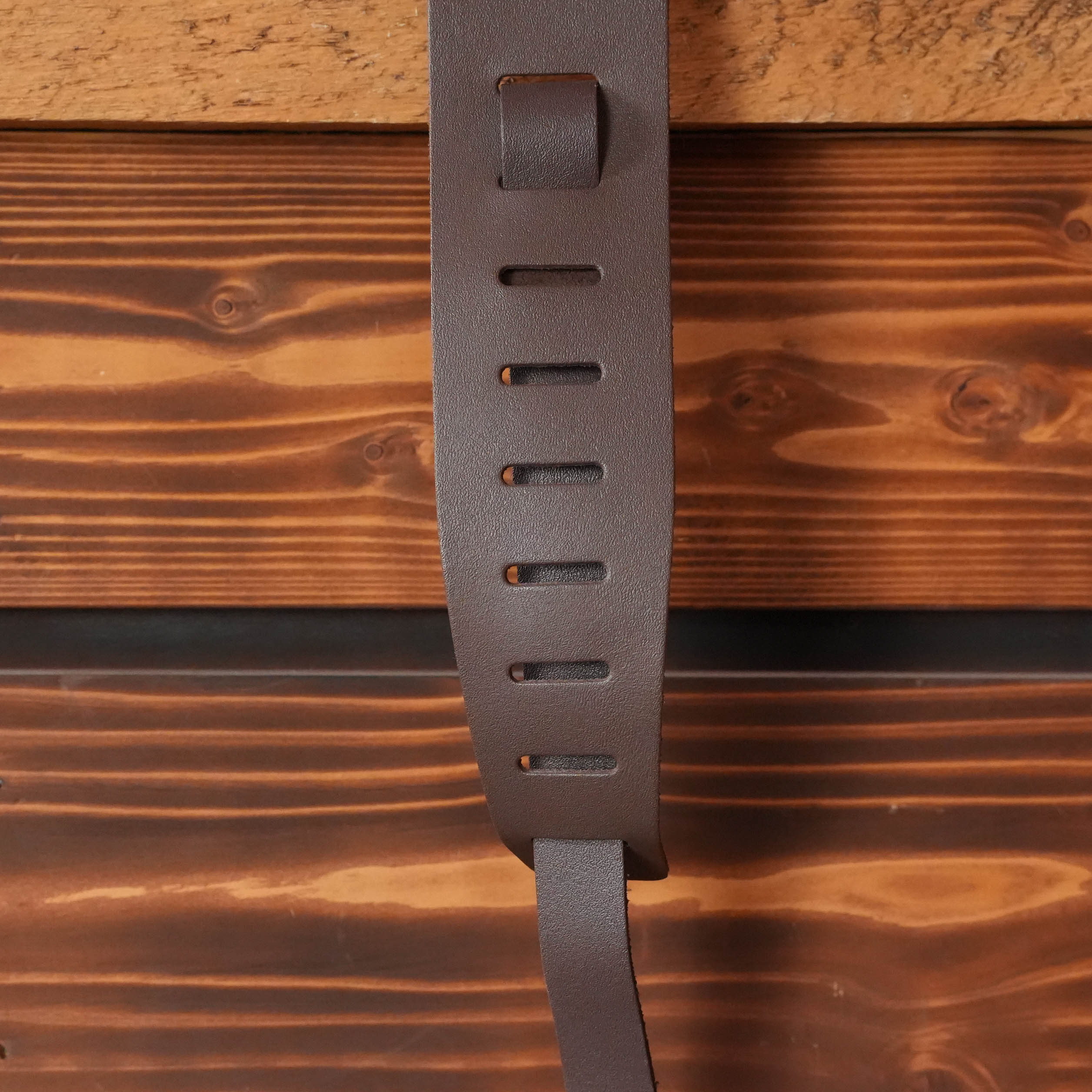 D'Addario Classic Brown Leather Guitar Strap