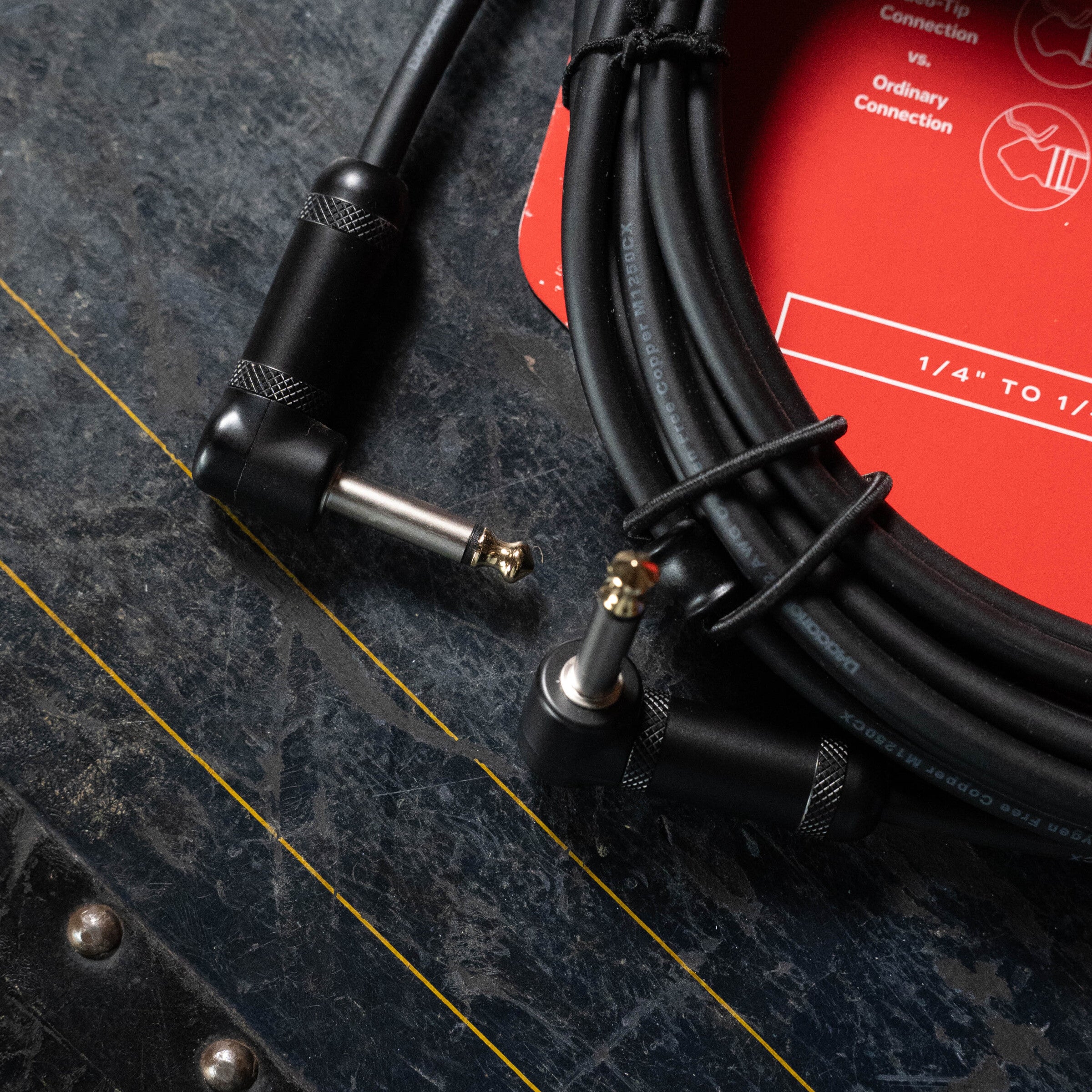 D'Addario PW-AMSGRR-20 American Stage Instrument Cable, Right to Right, 20 feet