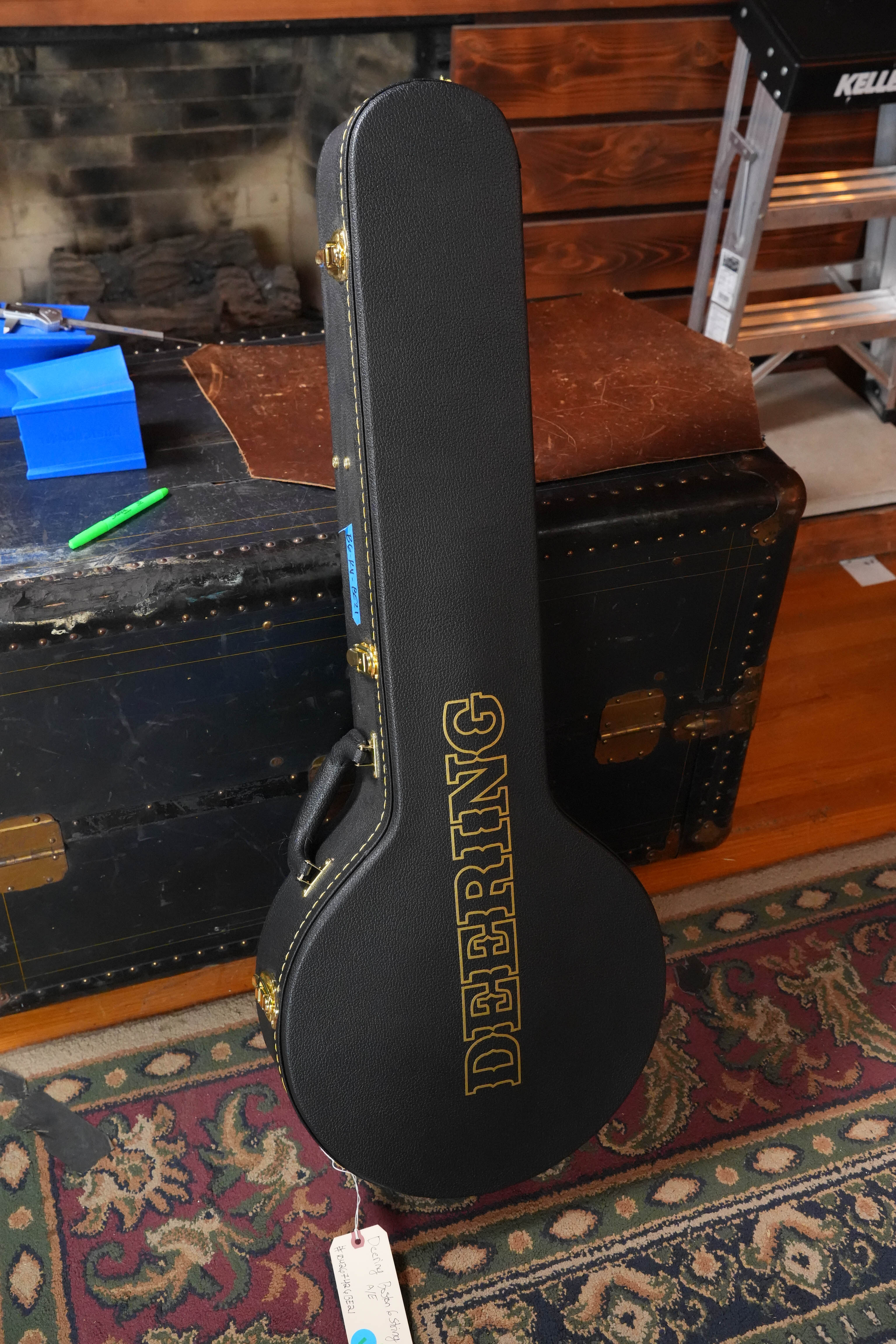 Deering Boston 6 String Banjo W/ Kavanjo Pickup #BE21