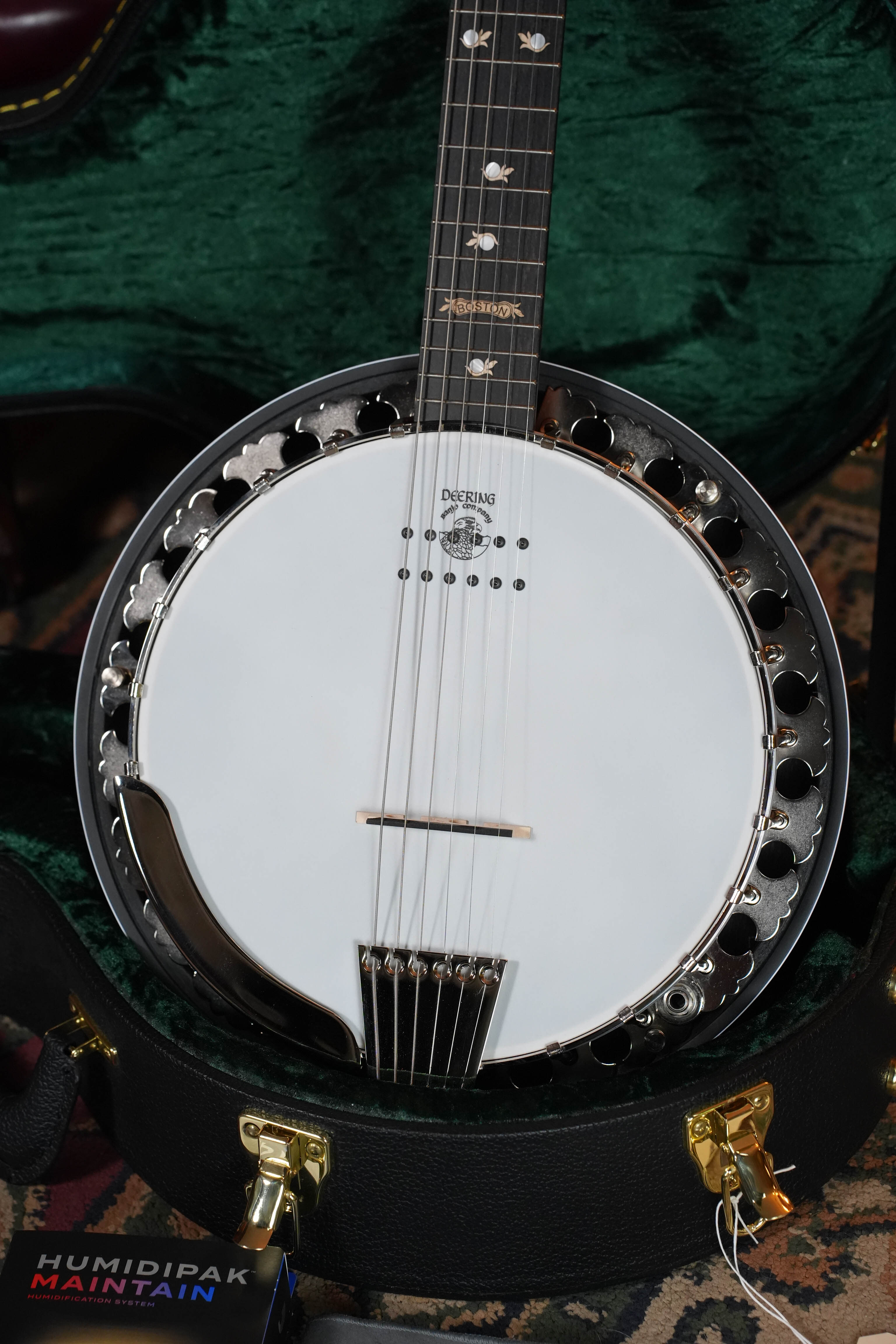 Deering Boston 6 String Banjo W/ Kavanjo Pickup #BE21