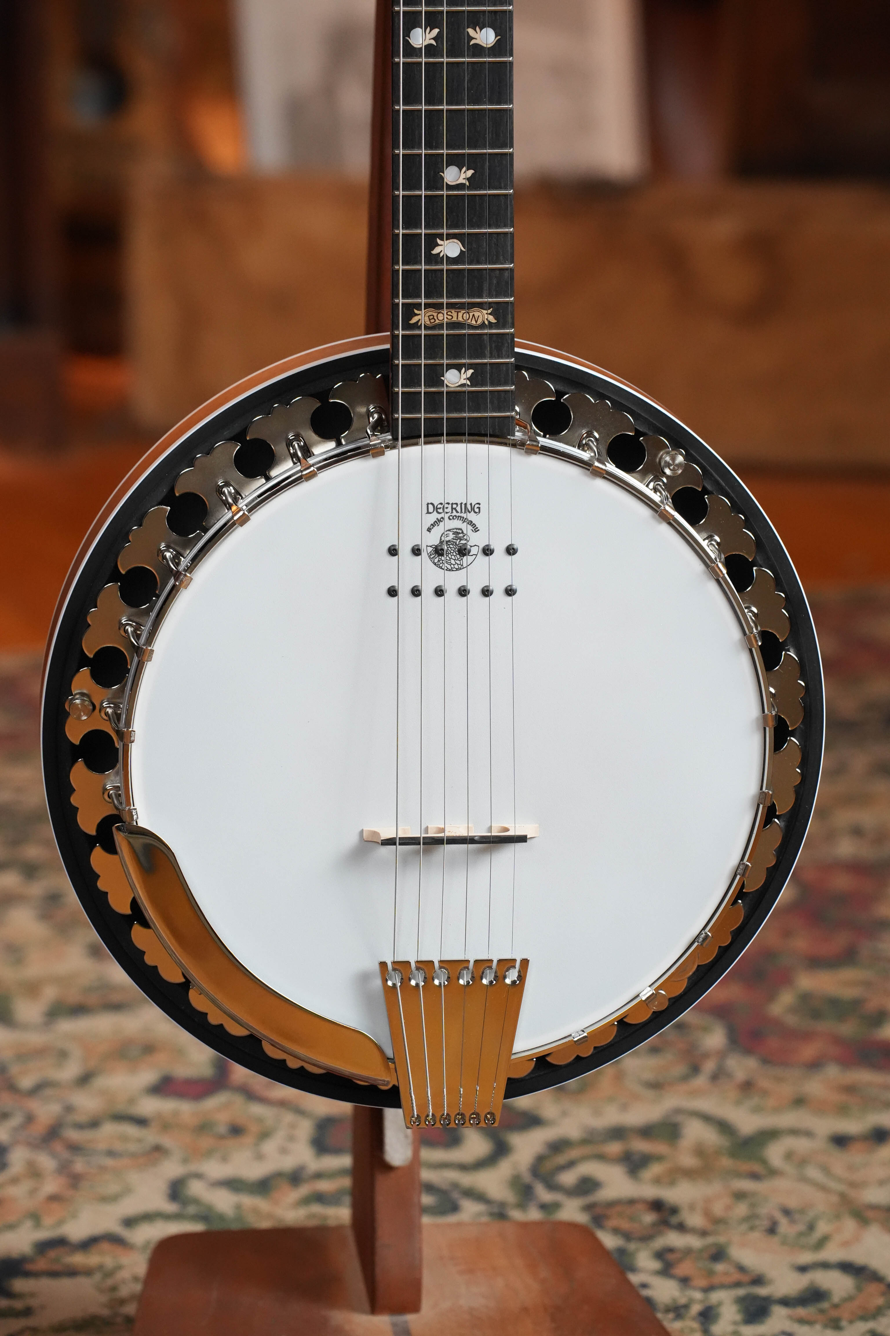 Deering Boston 6 String Banjo W/ Kavanjo Pickup #BE21