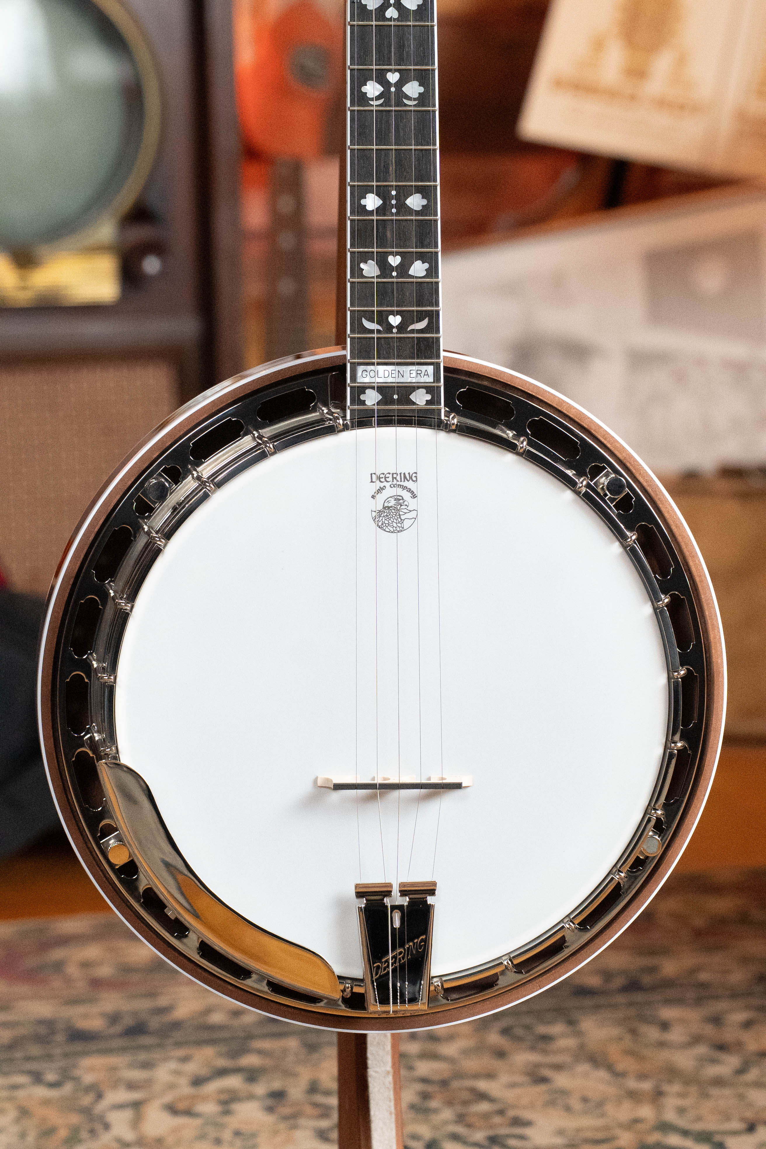 Deering Golden Era 5-String Resonator Banjo w/Spikes Installed #BB46