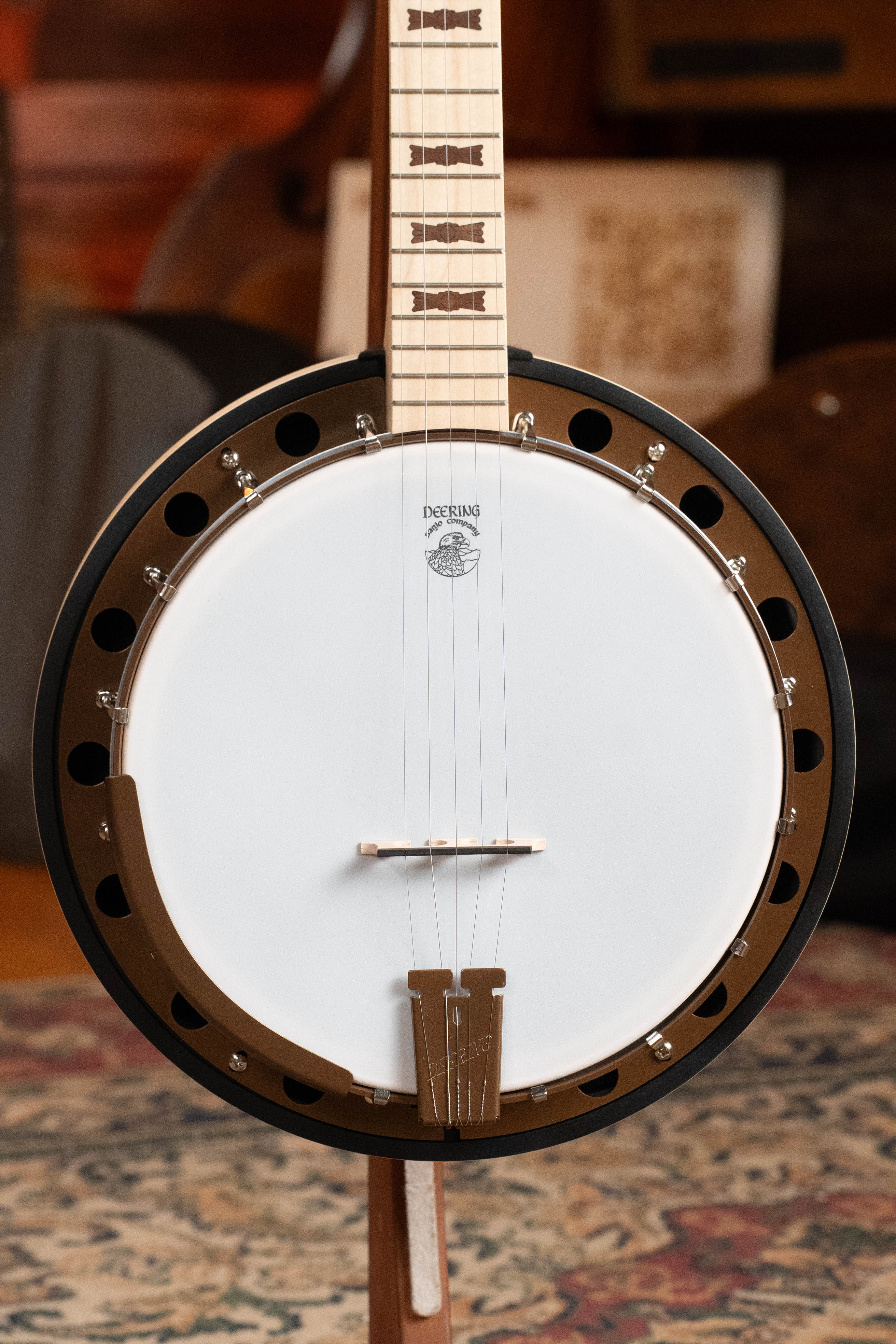 Deering Goodtime Two 5 String Resonator Banjo w/Spikes Installed #2515