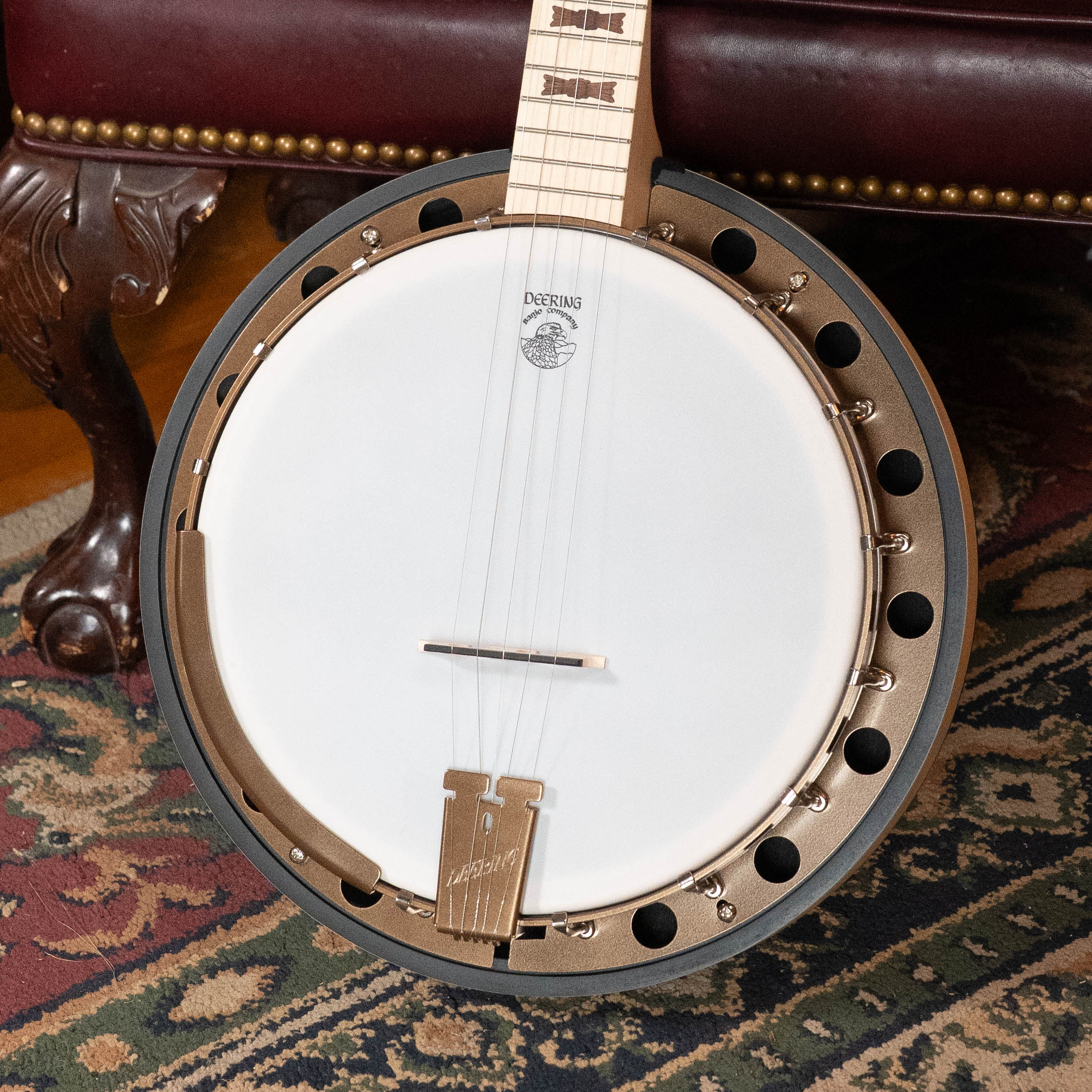 Deering Goodtime Two 5 String Resonator Banjo w/Spikes Installed #2516