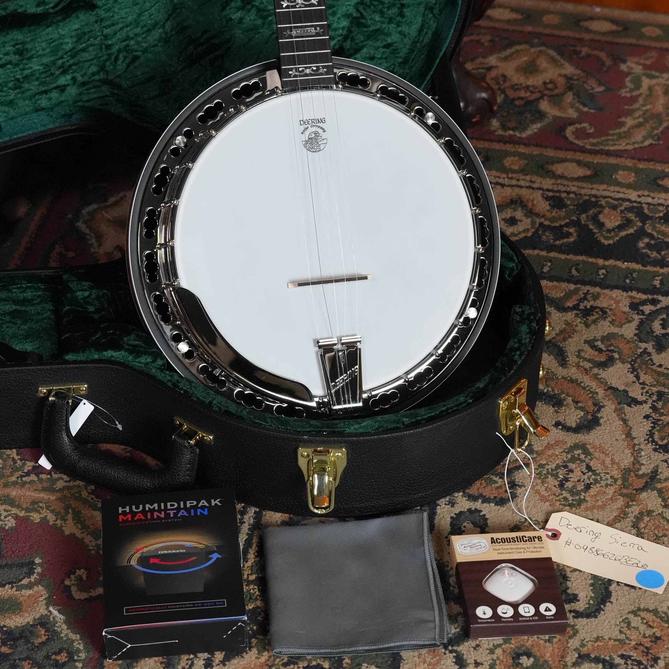 Deering Sierra 5 String Mahogany Banjo #BE20