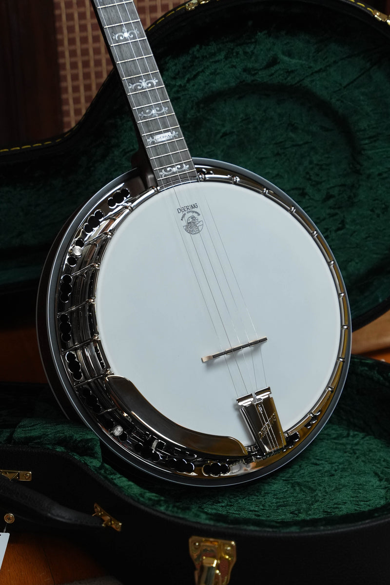 Deering Sierra 5 String Mahogany Resonator Banjo #BG94
