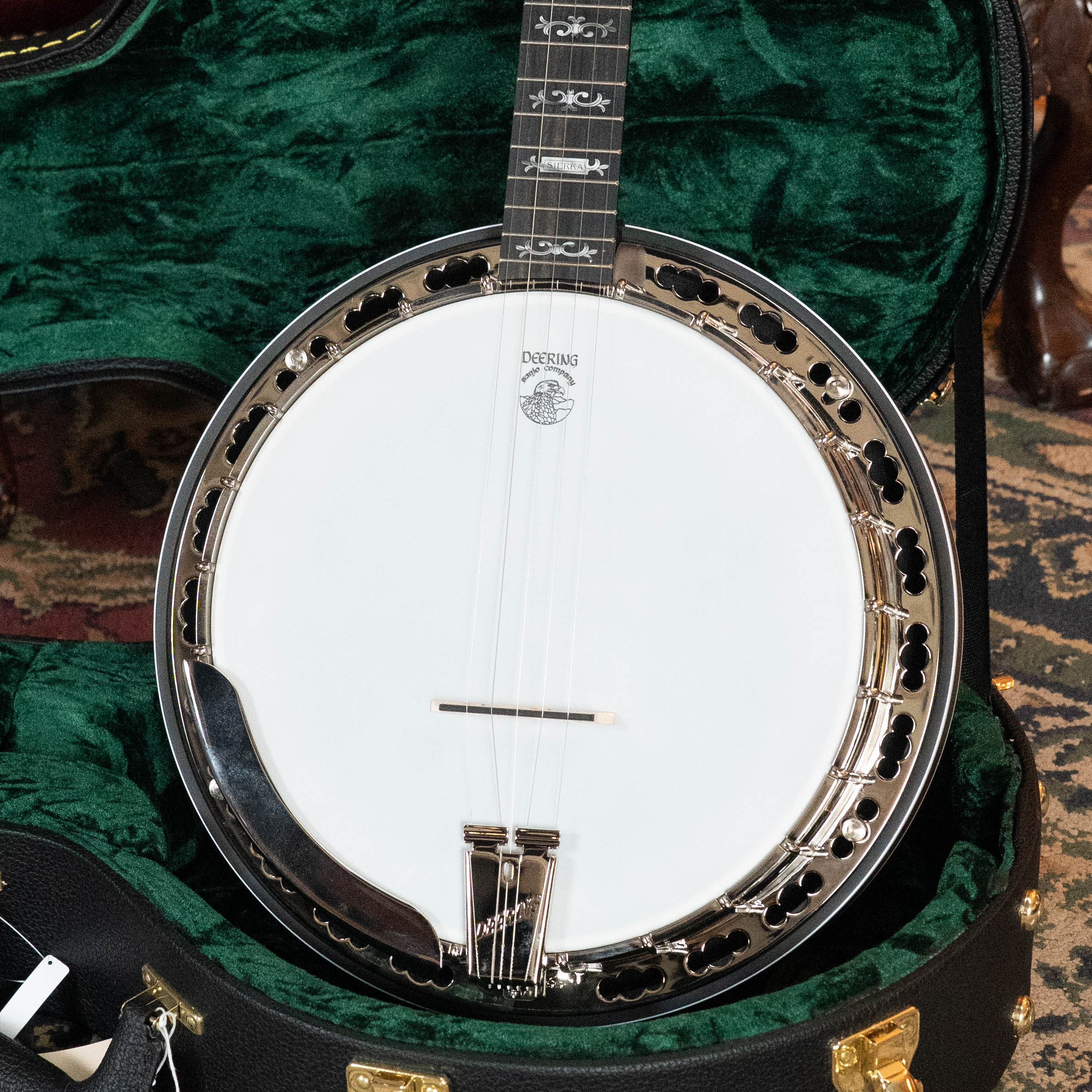 Deering Sierra 5 String Maple Resonator Banjo w/Spikes Installed #BC19