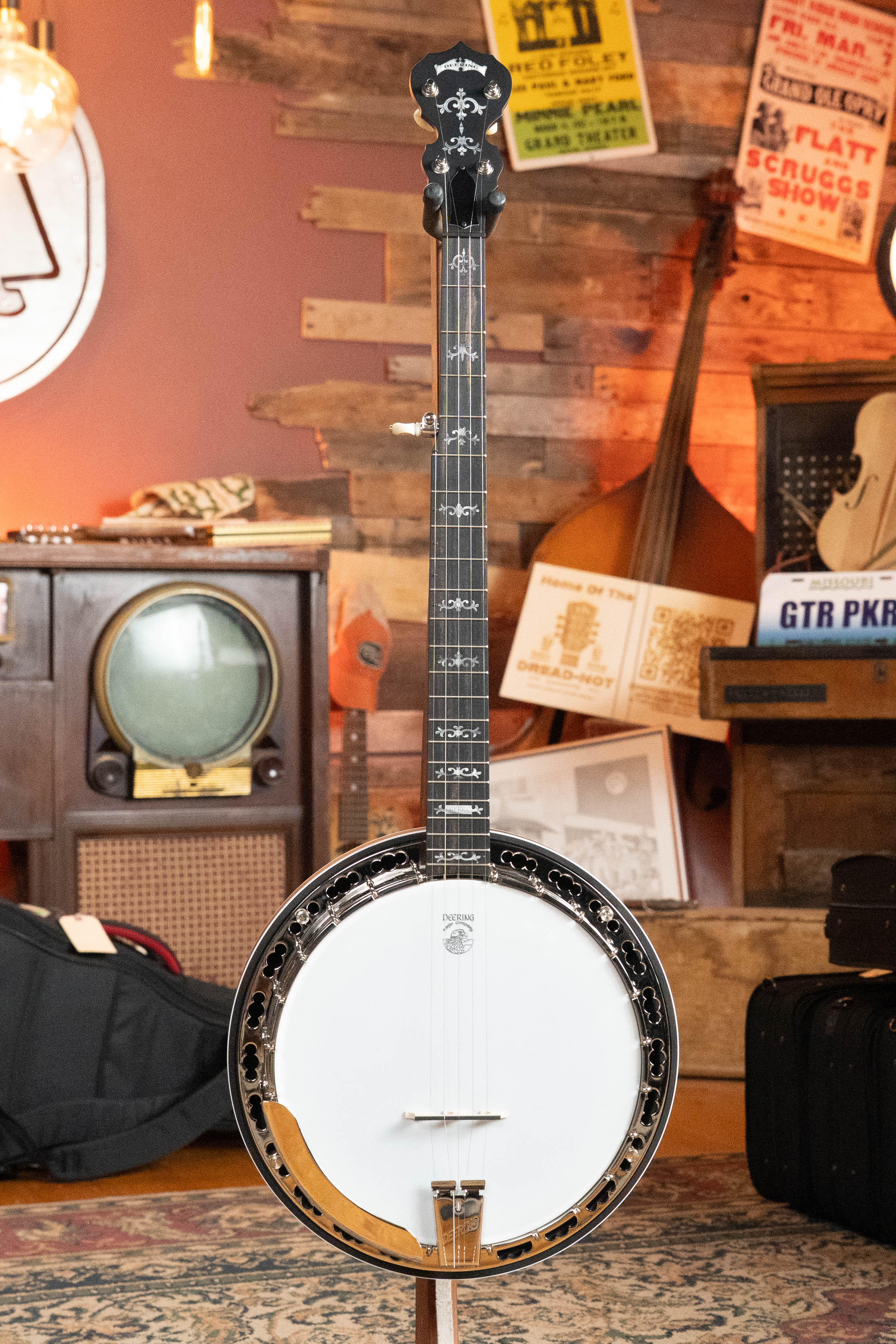 Deering Sierra 5 String Maple Resonator Banjo w/Spikes Installed #BC19