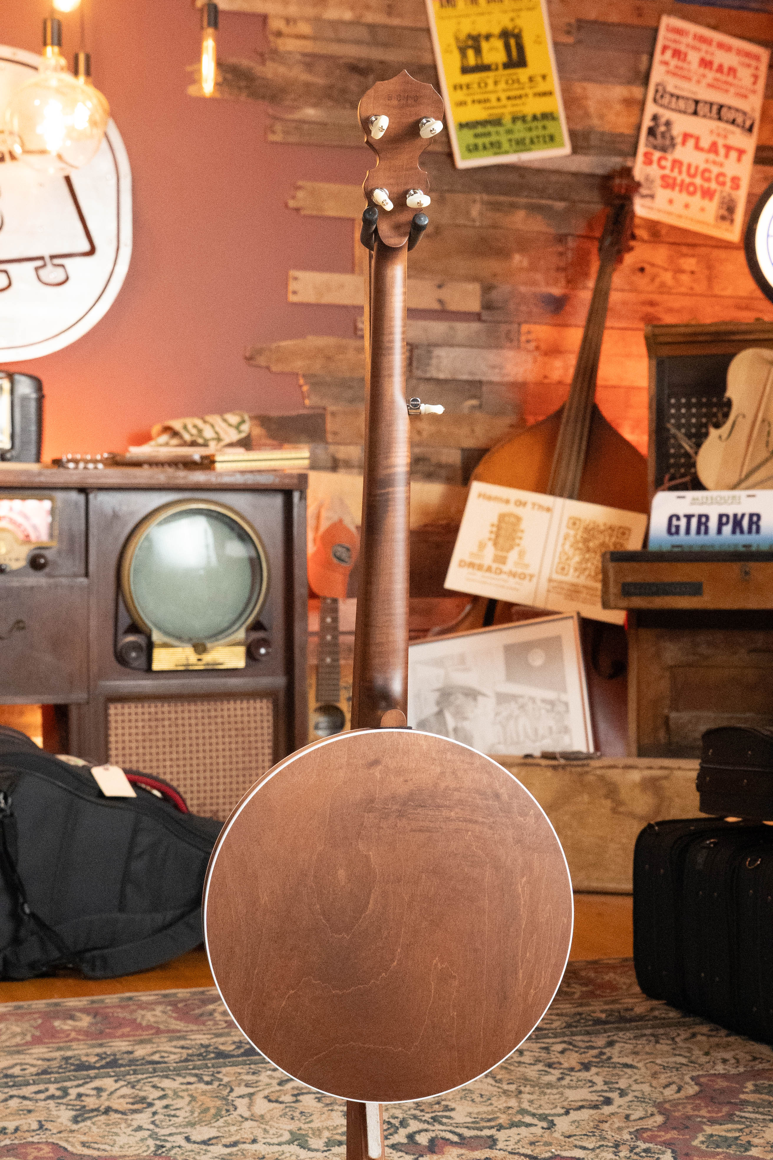 Deering Sierra 5 String Maple Resonator Banjo w/Spikes Installed #BC19