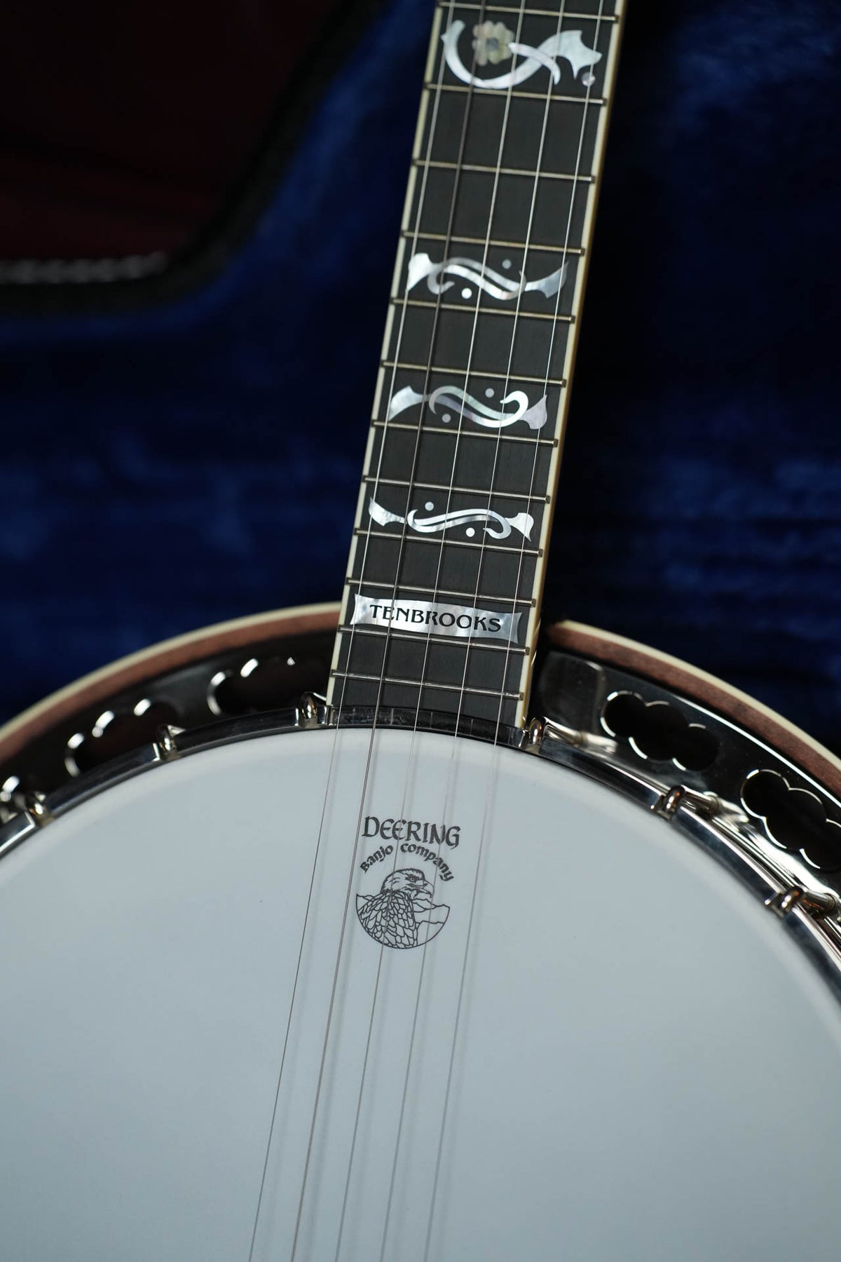 Deering Tenbrooks Saratoga Star 5 String Resonator Banjo w/Spikes Installed #0558