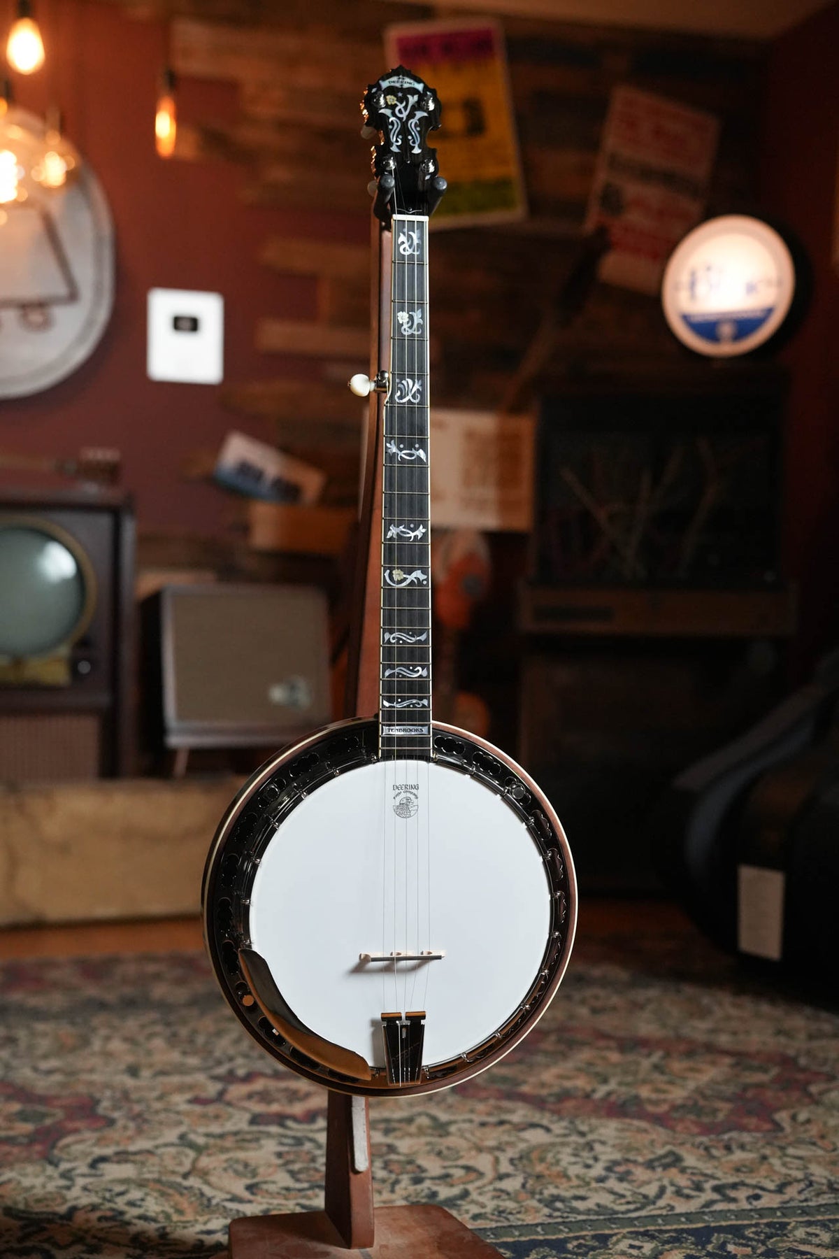 Deering Tenbrooks Saratoga Star 5 String Resonator Banjo w/Spikes Installed #0558